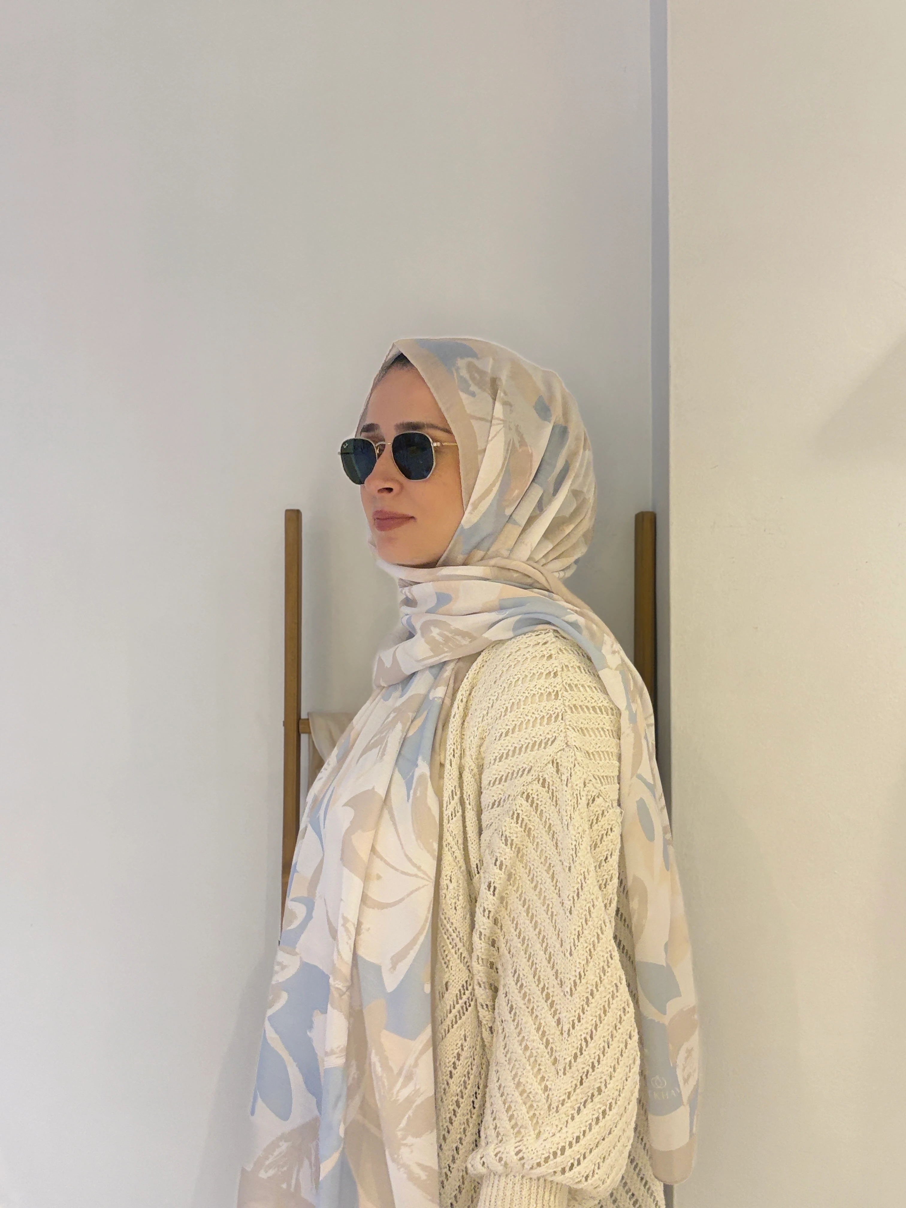 İpekhan Soft Şal - Vizon-Mavi