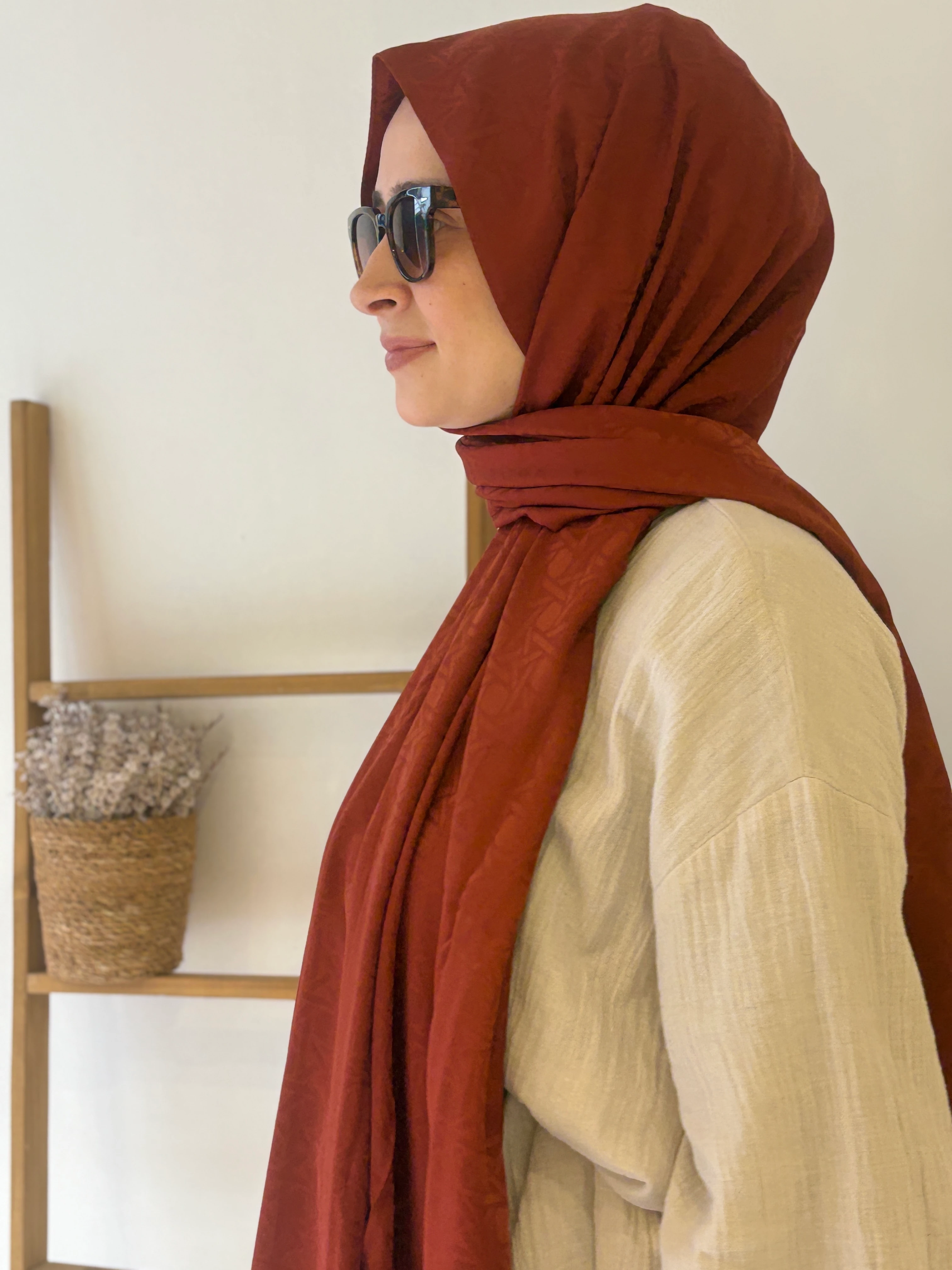 Silkhome Deluxe Şal - Kiremit