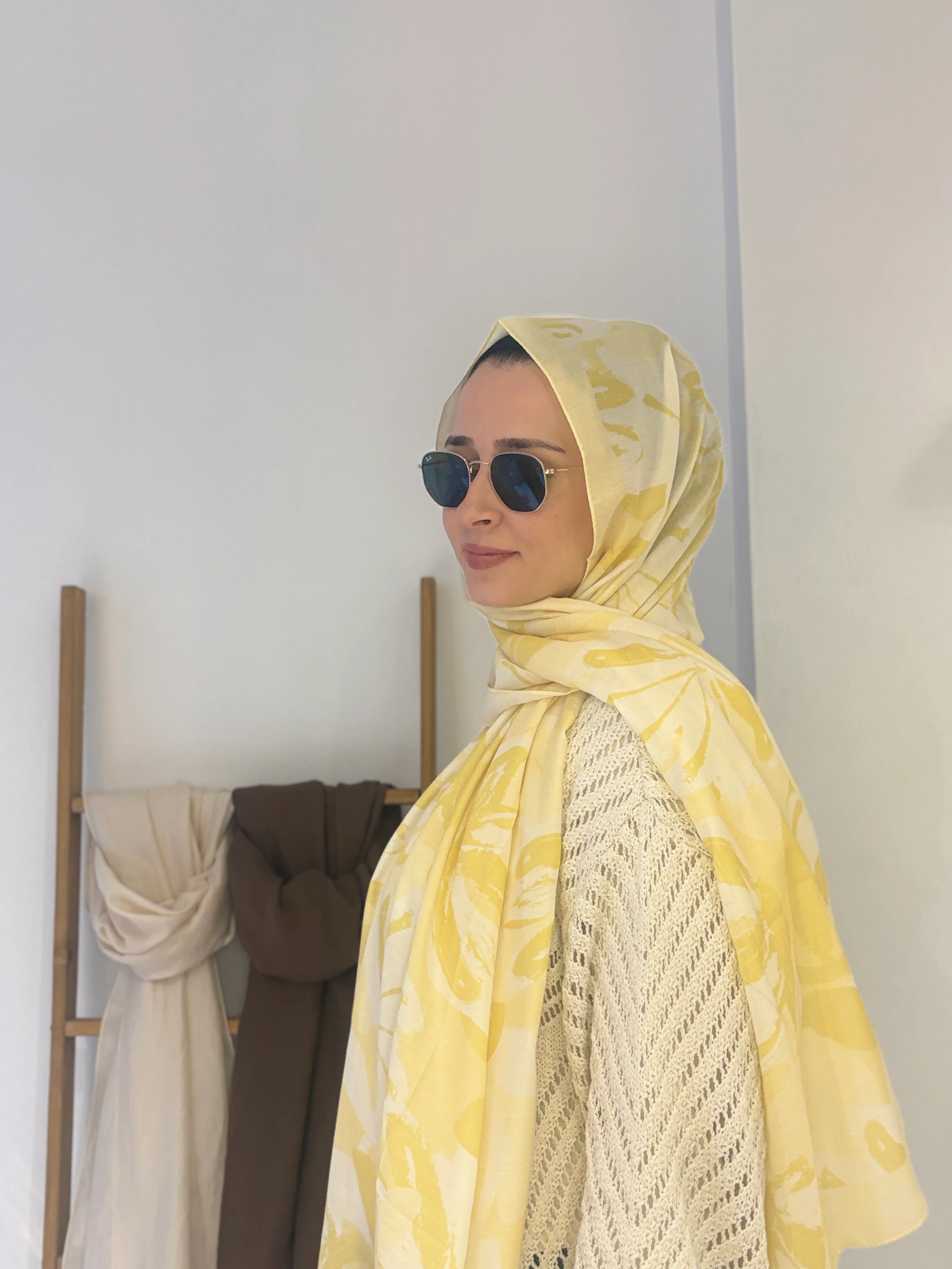 İpekhan Soft Şal - Tereyağ Sarısı