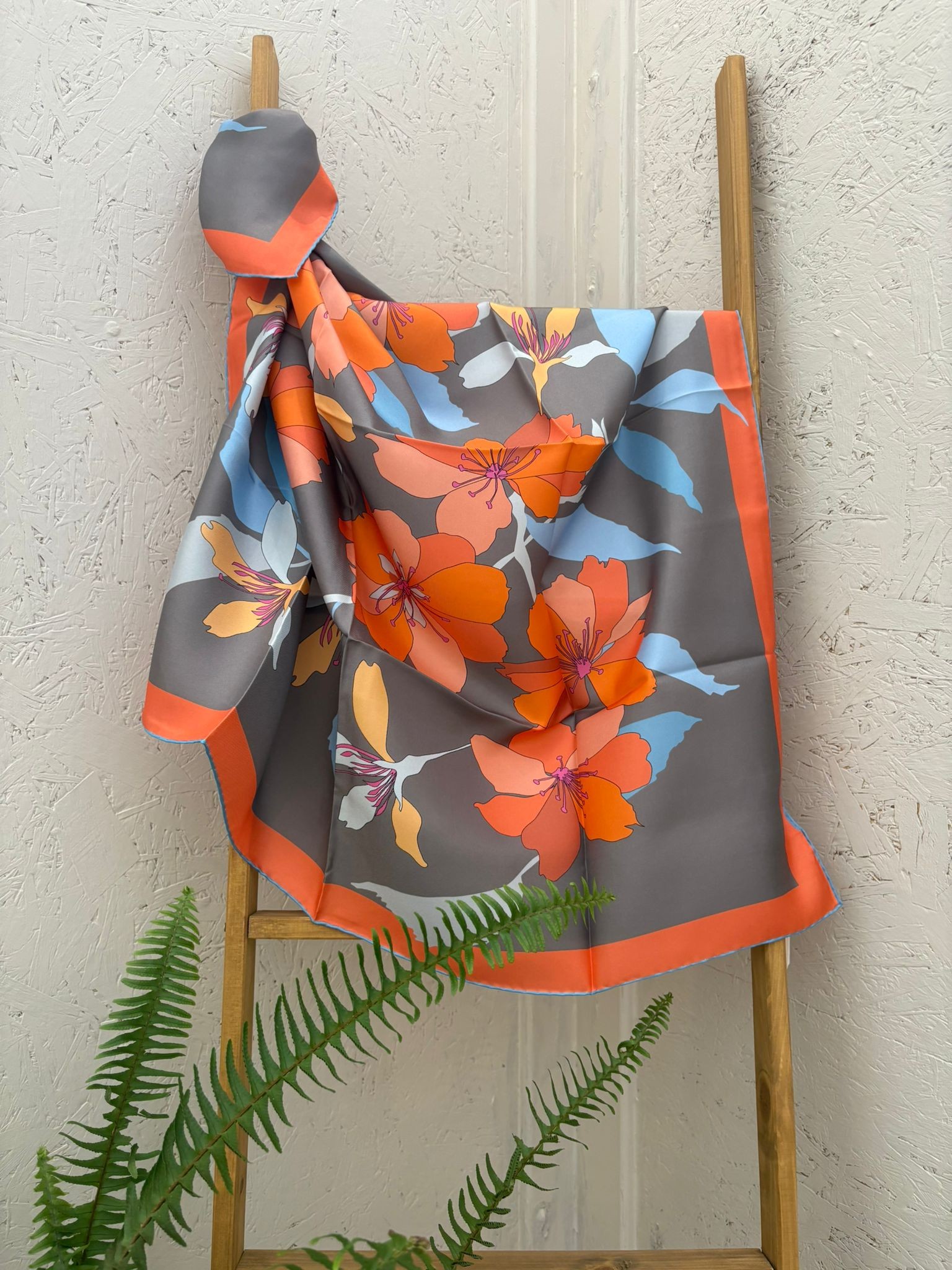 Belli Twill İpek Eşarp - Varyant 5