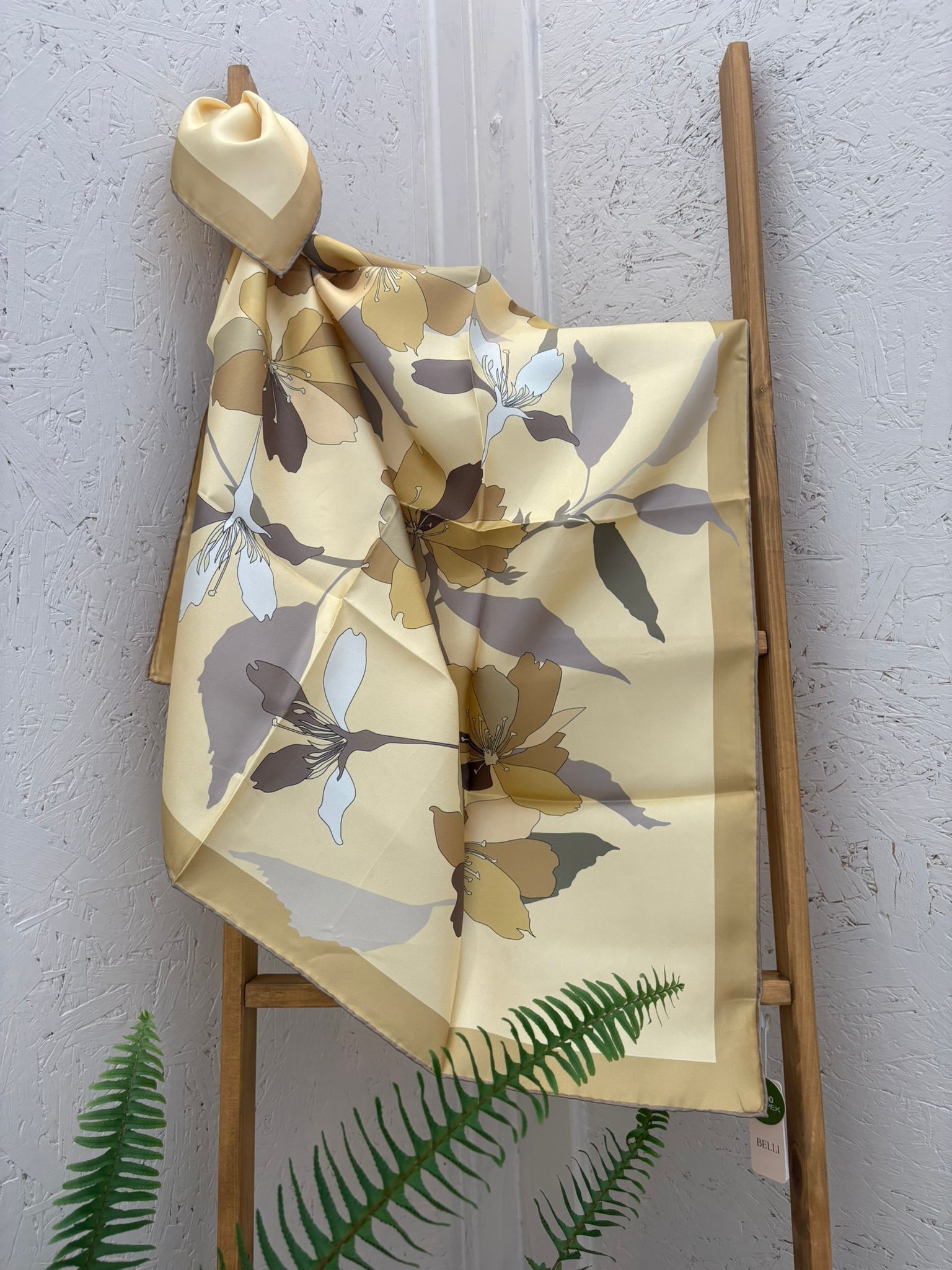 Belli Twill İpek Eşarp - Varyant 3