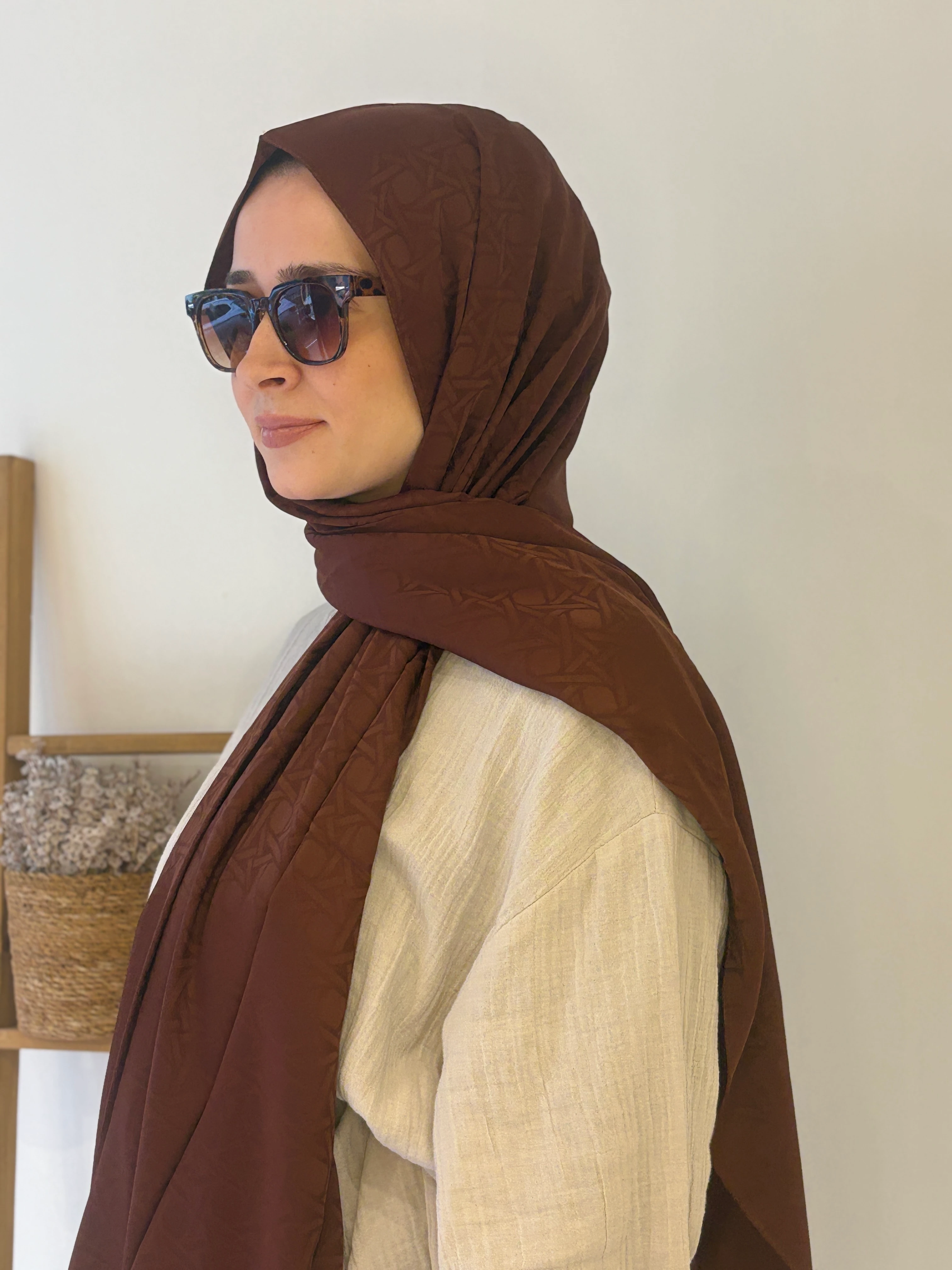 Silkhome Deluxe Şal - Kahverengi