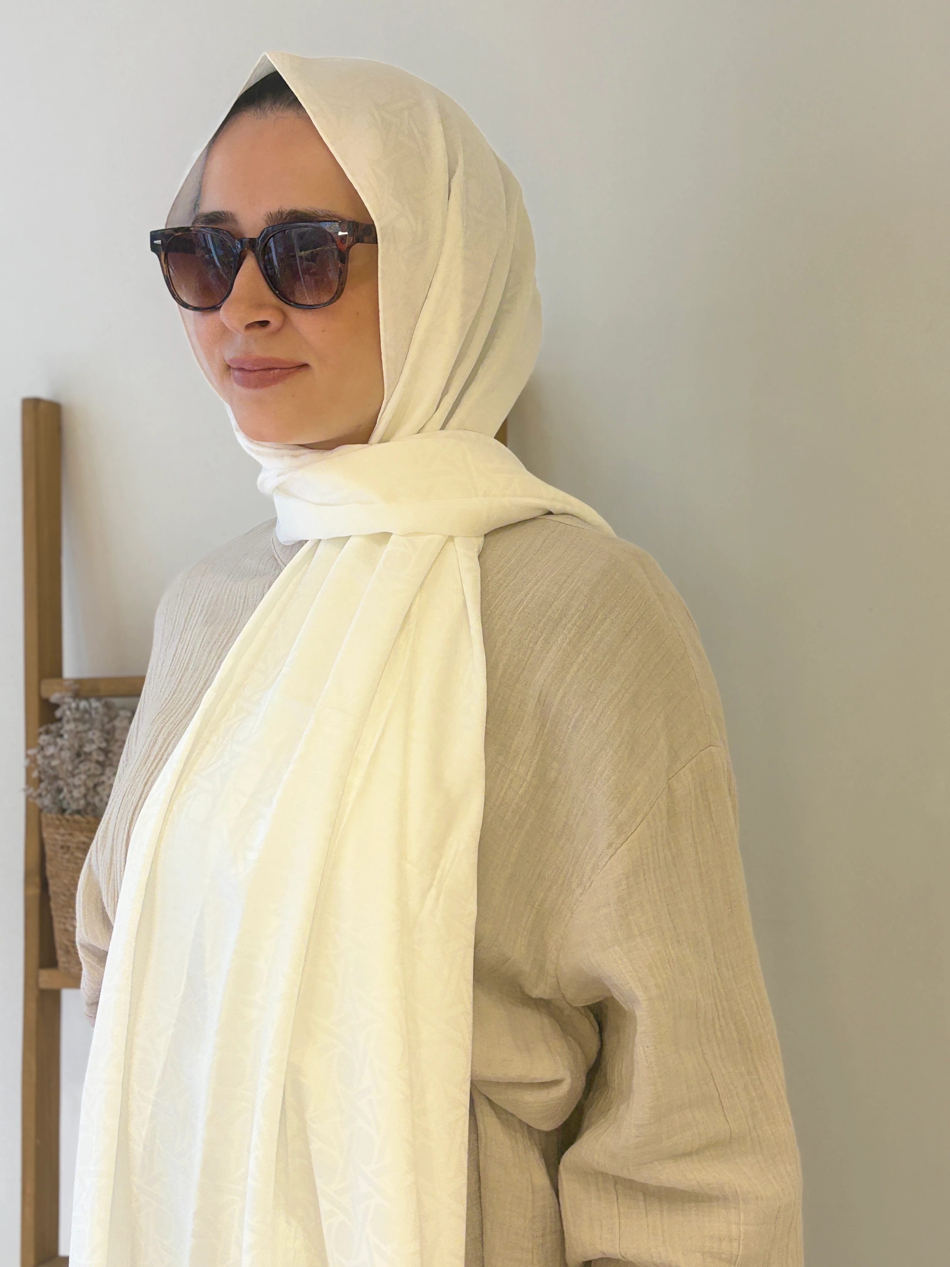 Silkhome Deluxe Şal - Beyaz