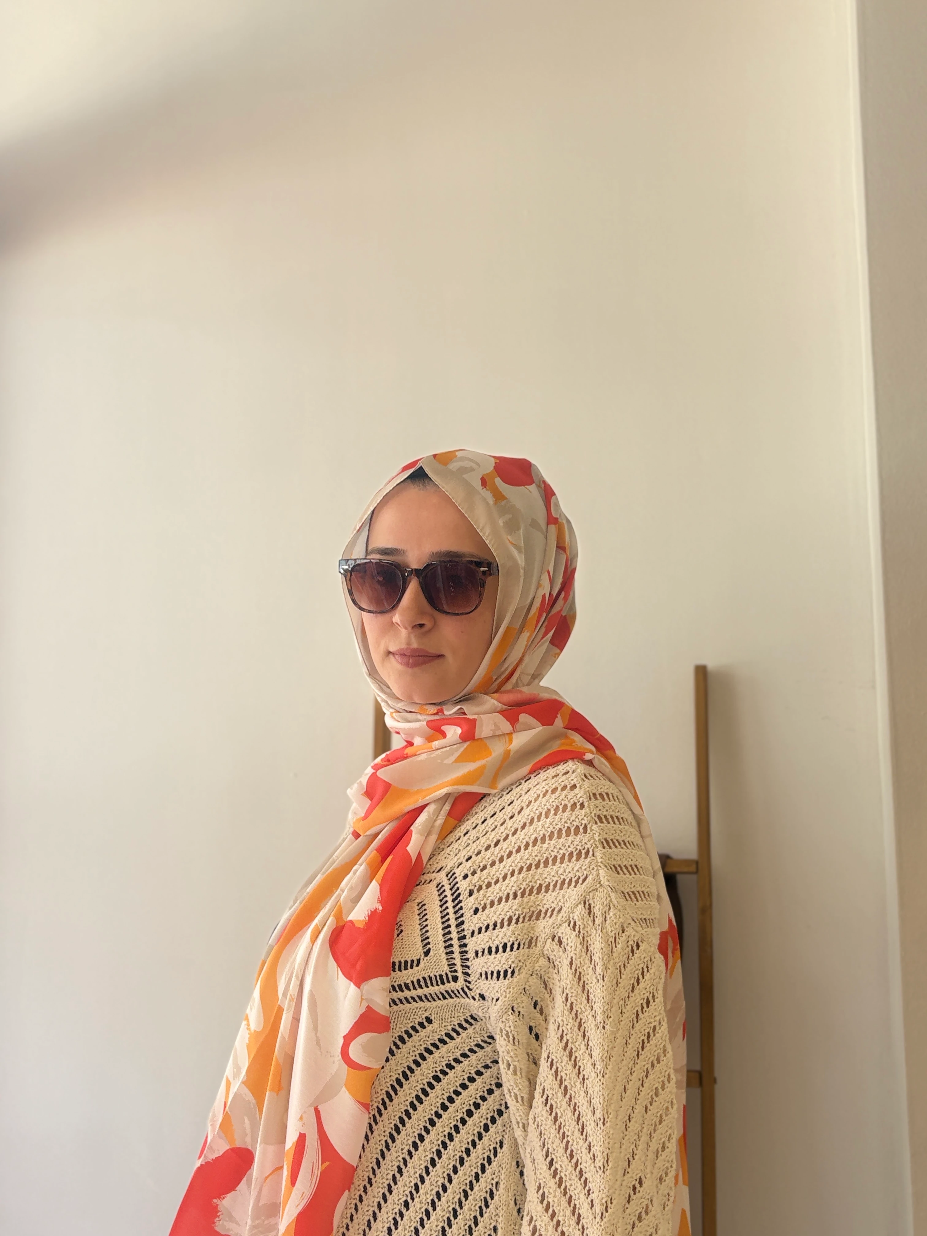 İpekhan Soft Şal - Bej-Turuncu