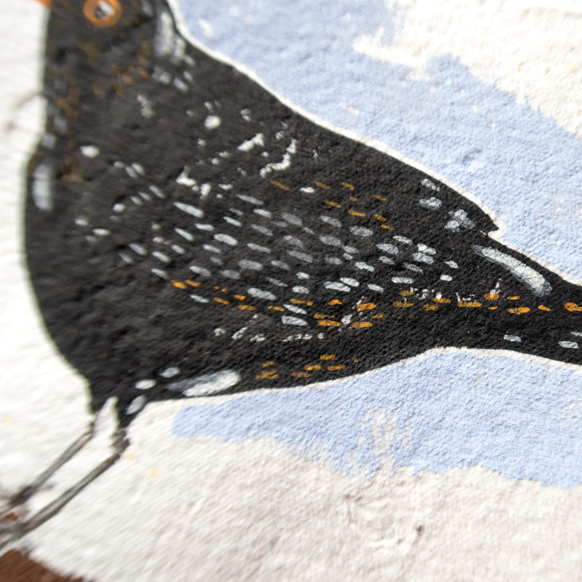 Karatavuk Çerçeveli Guaj Resim