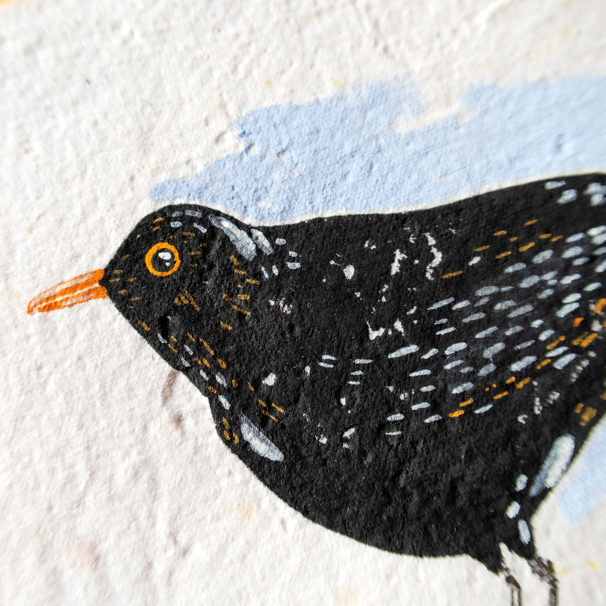 Karatavuk Çerçeveli Guaj Resim