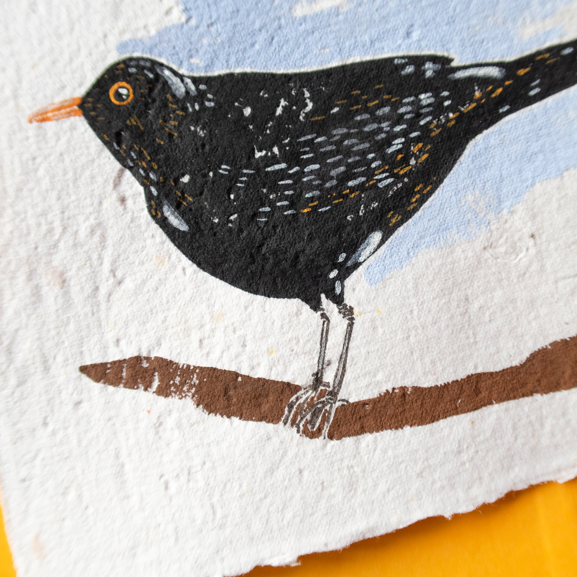 Karatavuk Çerçeveli Guaj Resim