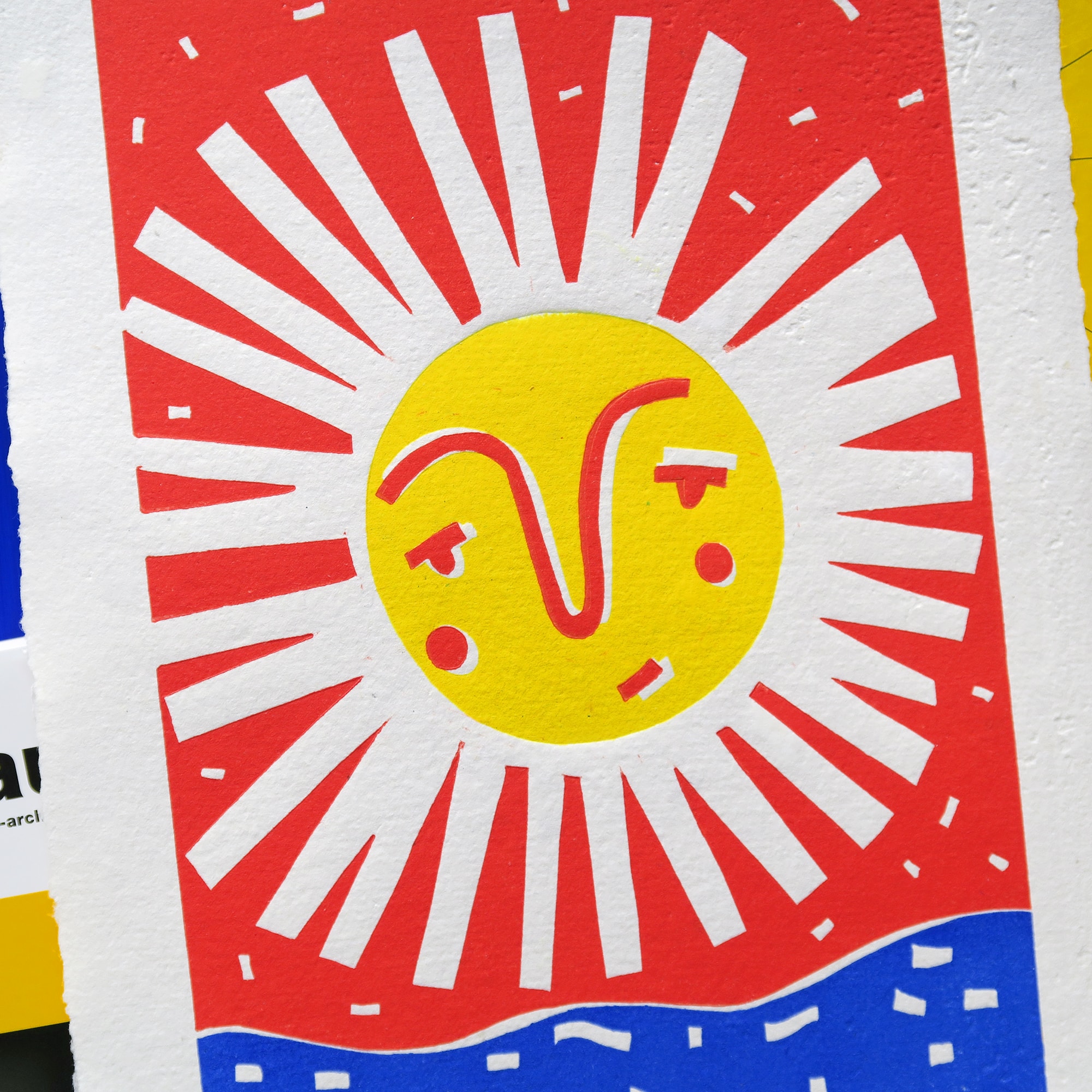 "Summer" Linocut Print