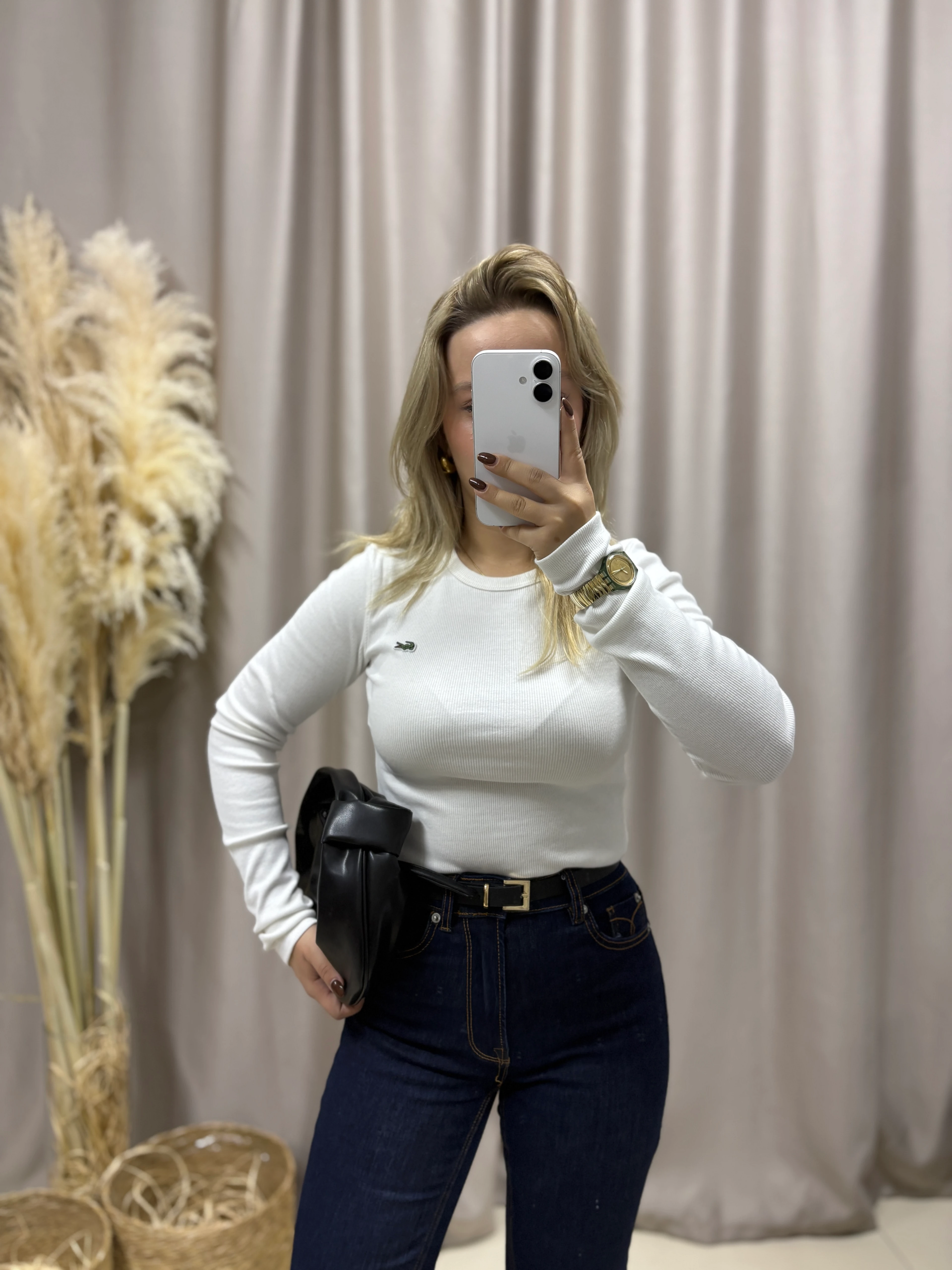 BİSİKLET YAKA UZUN KOL KAŞKORSE BLUZ