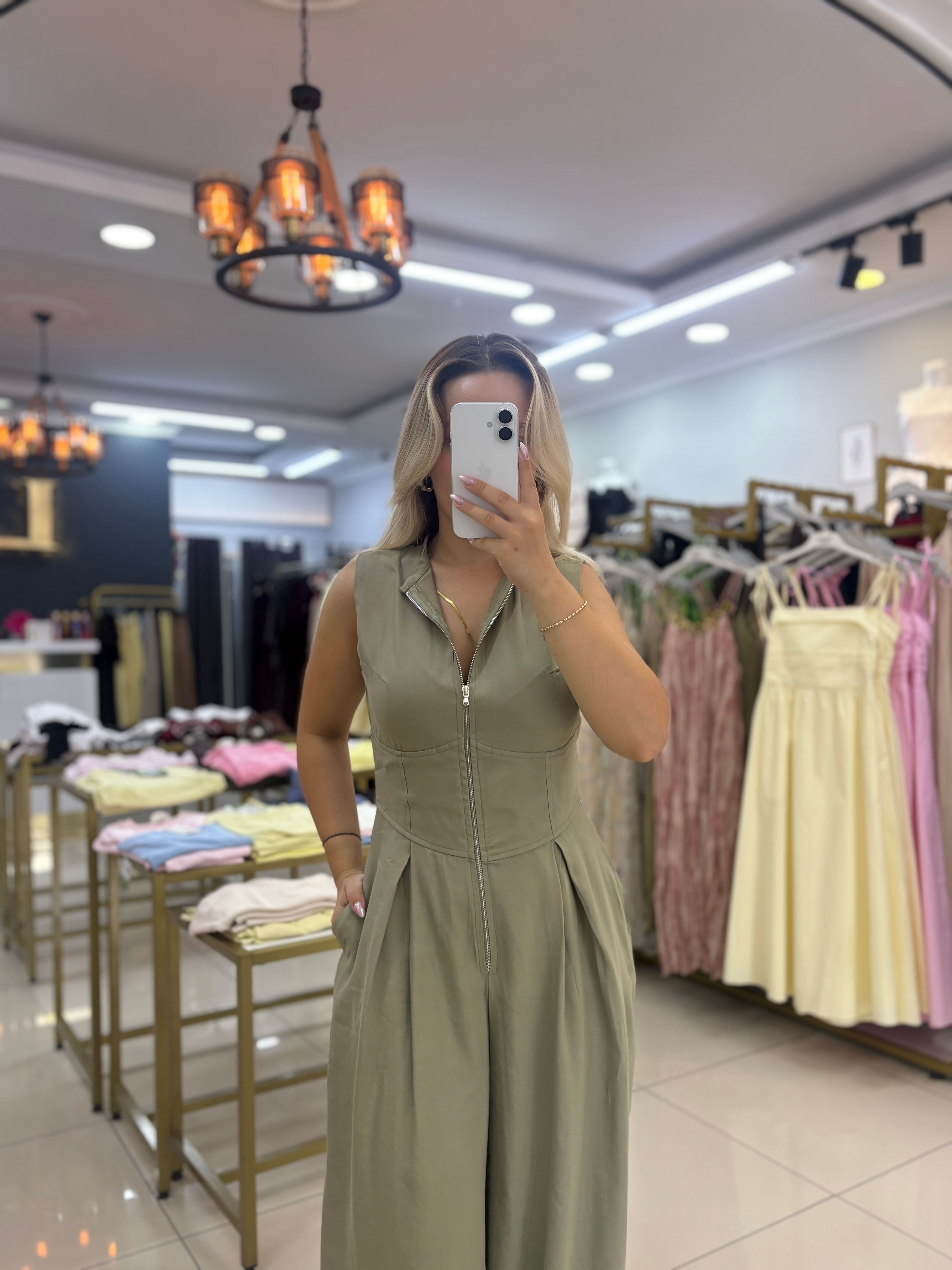 AEROBİN KUMAŞ FERMUARLI TULUM