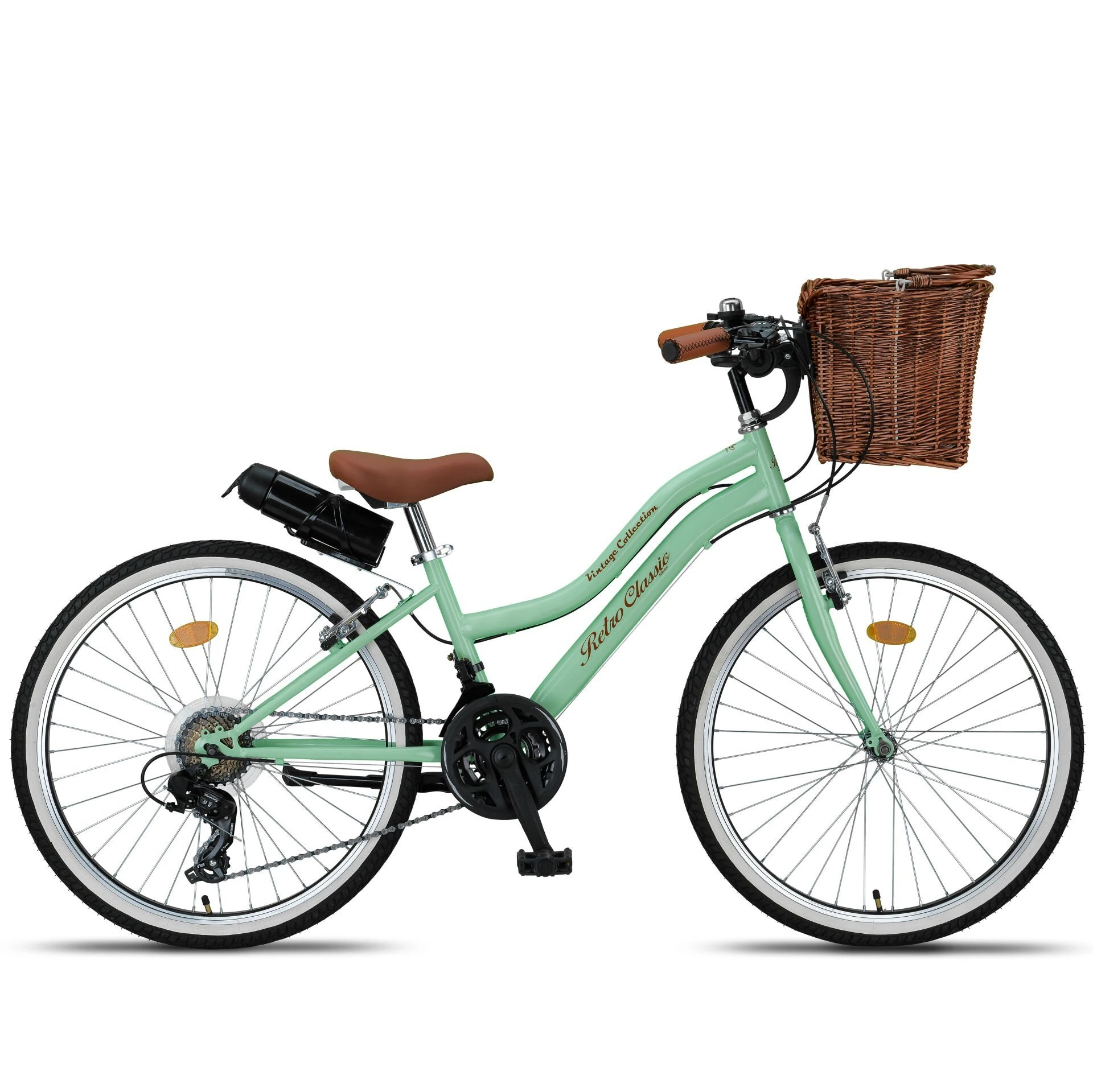 レトロ自転車 Trendbisiklet Retro Classic 24 Jant 21 Vites SHIMANO, Şehir