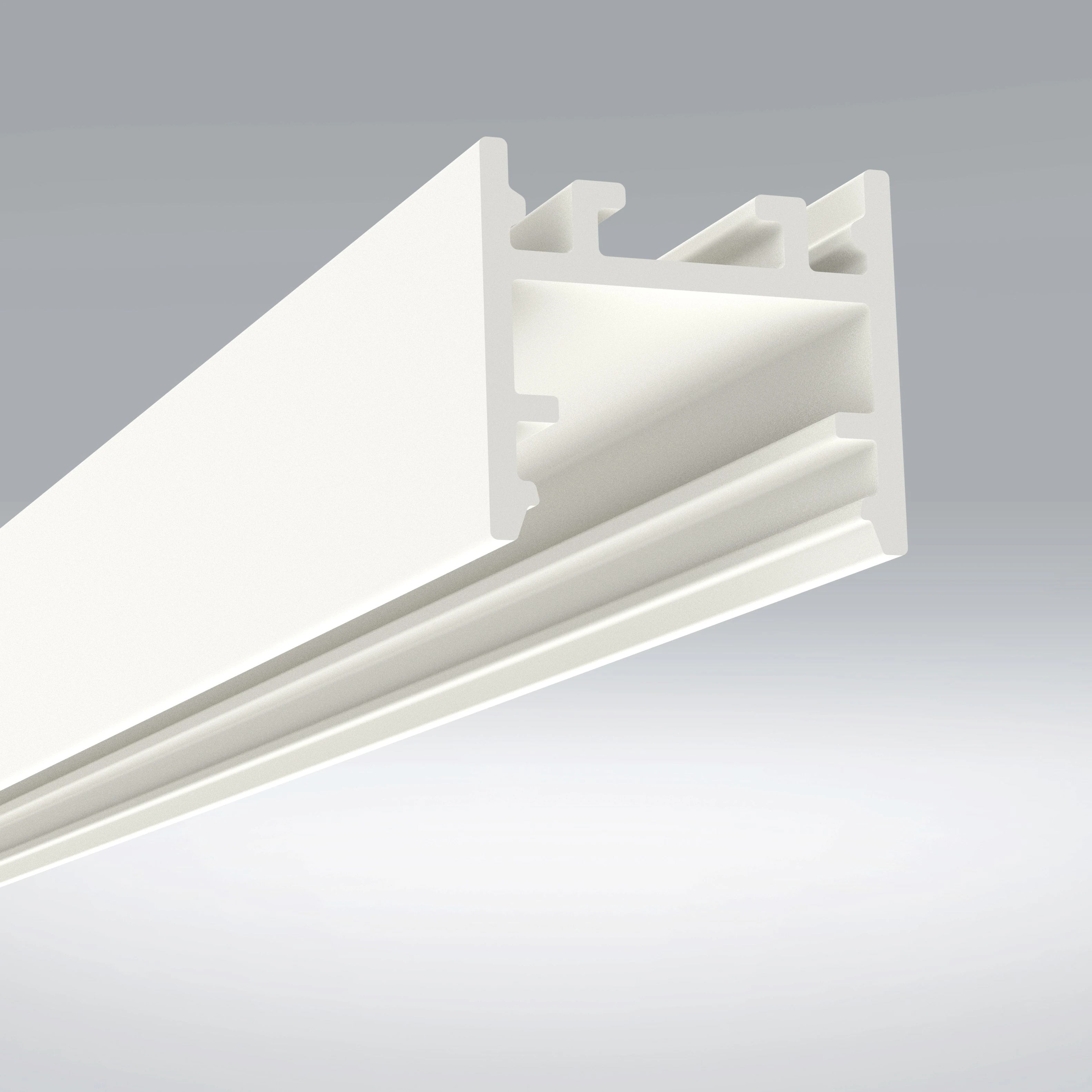 17 mm Beyaz Zemine Montaj Led Kanalı - 915B ASL