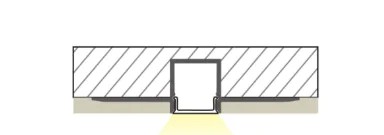 12 mm Trimless Sıva Altı (Alçıpan) Profili - 615 ASL