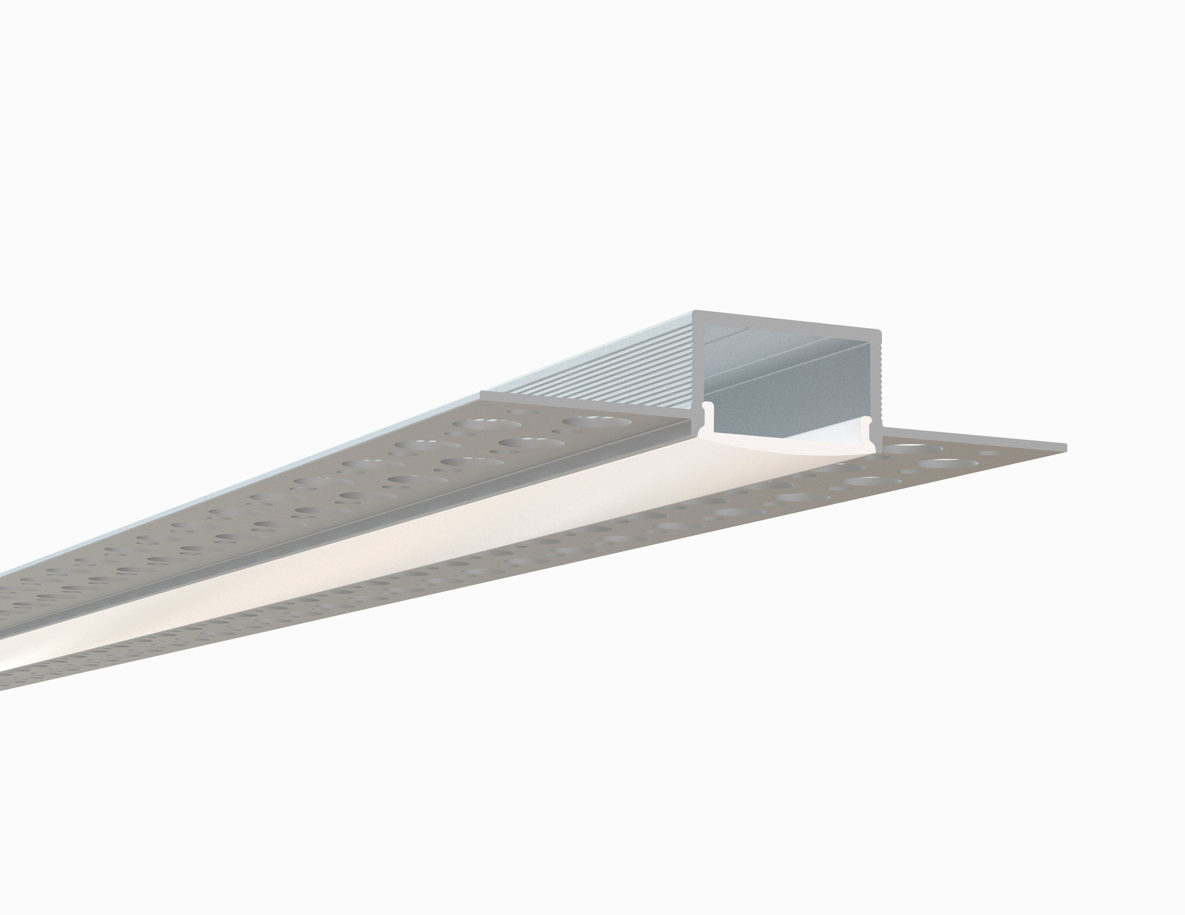 20 mm Trimless Sıva Altı (Alçıpan) Profili - 1620 ASL