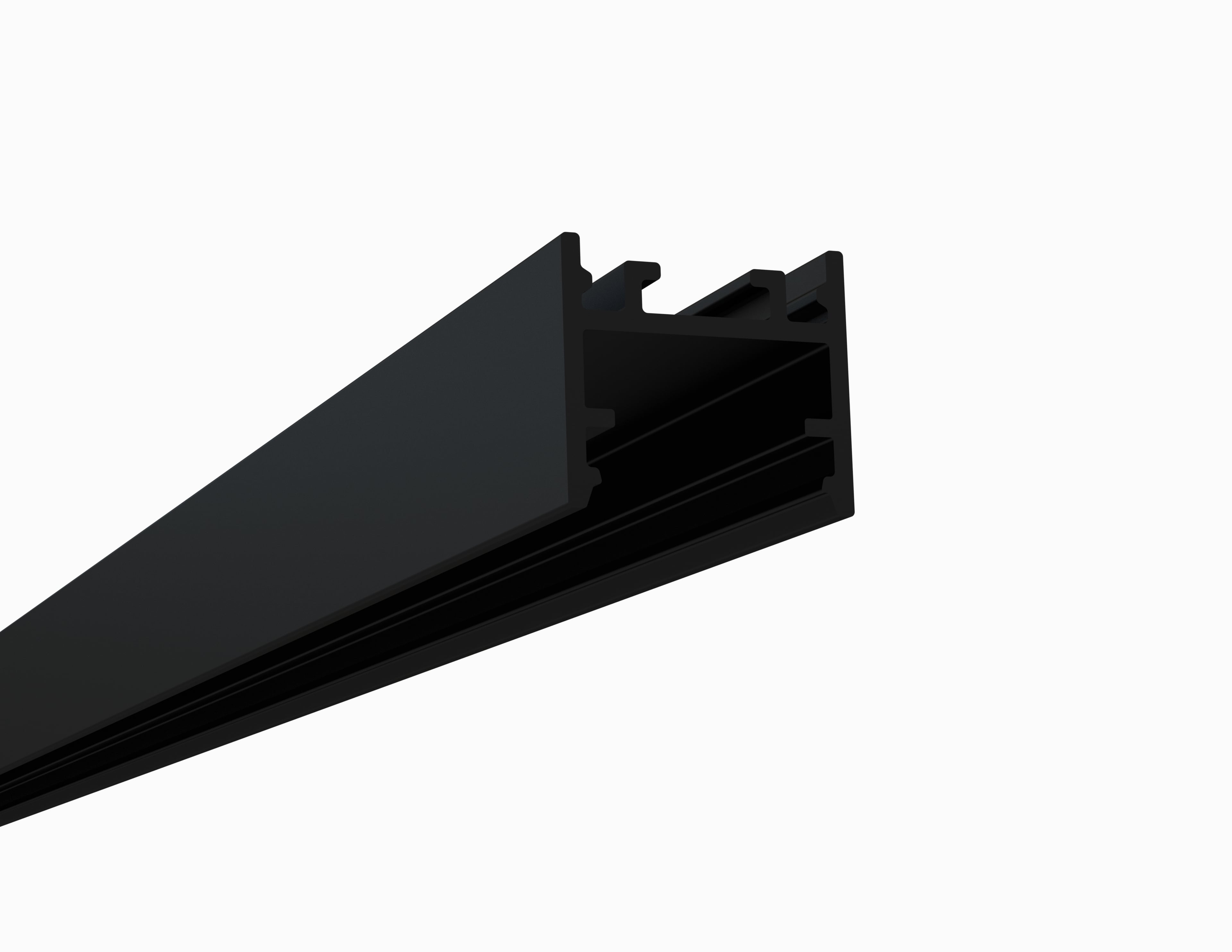 17 mm Siyah Zemine Montaj Led Kanalı - 915S ASL