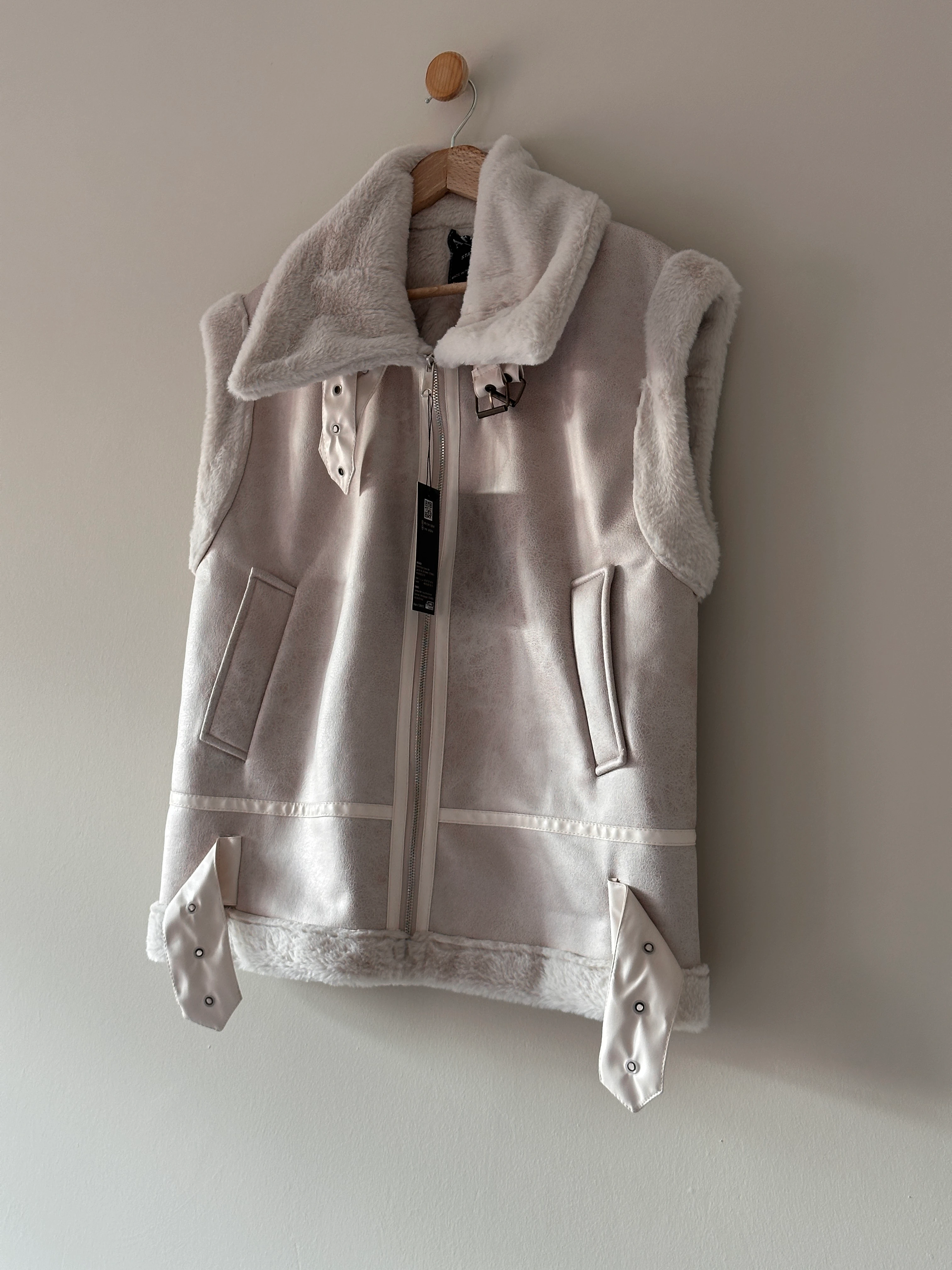 Tokalı Kürklü Yelek