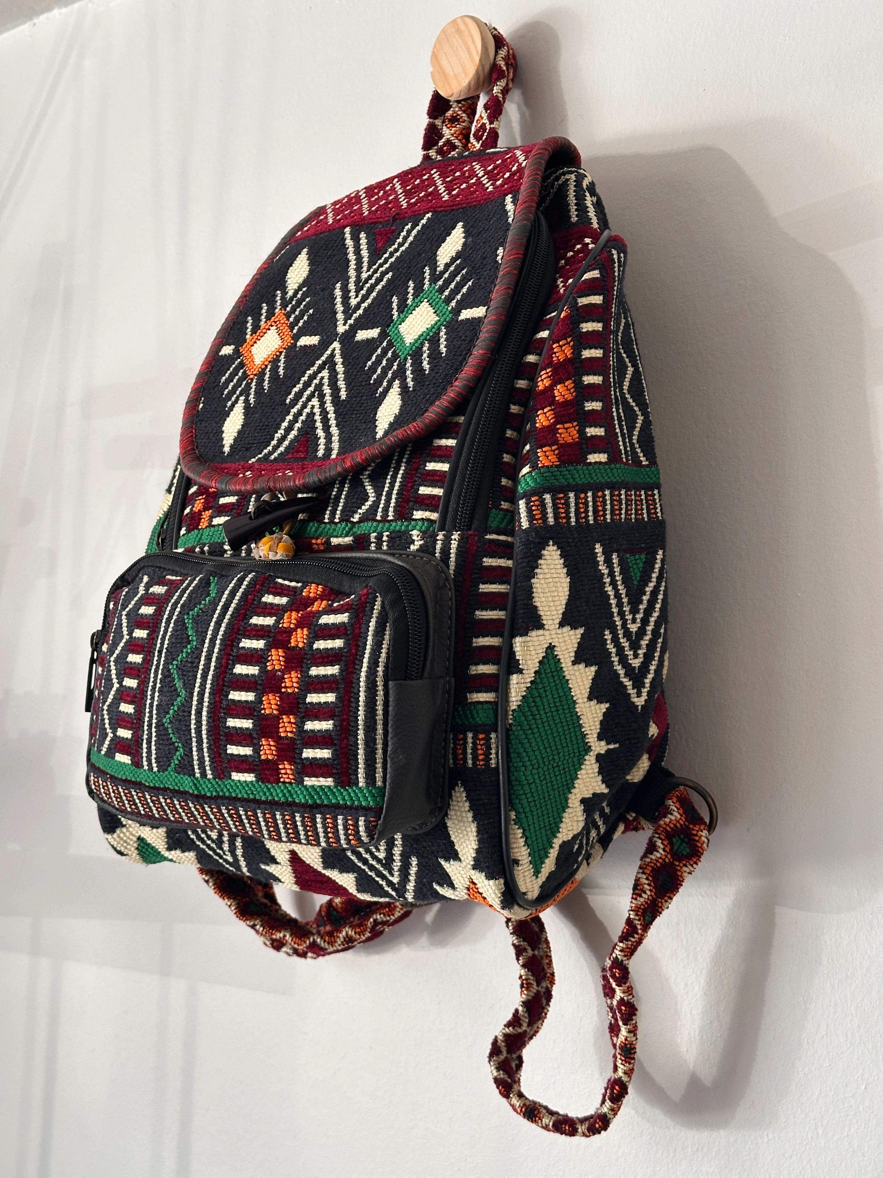 Kilim Desen Sırt Çantası