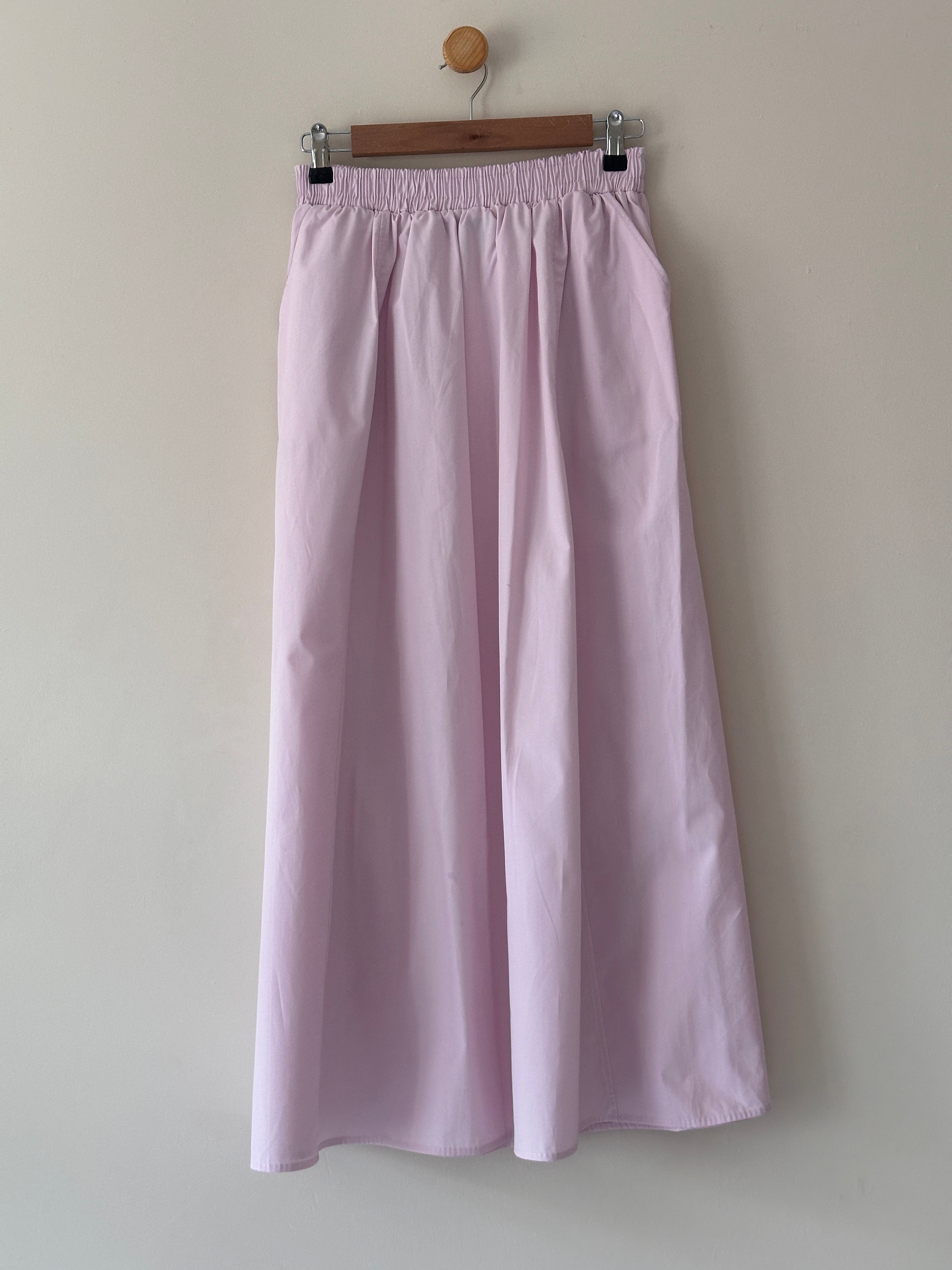 Poplin Etek - Pembe