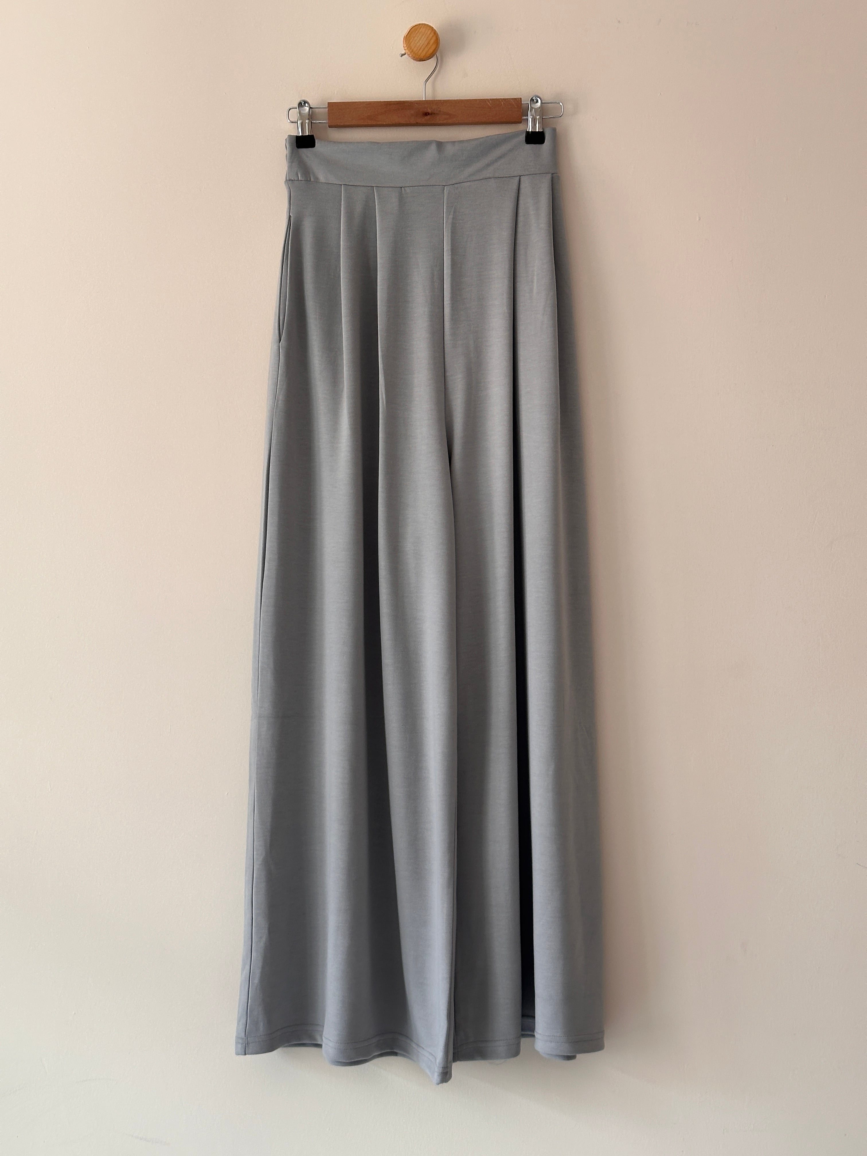 Pileli Oysho Pantalon Etek - Gri
