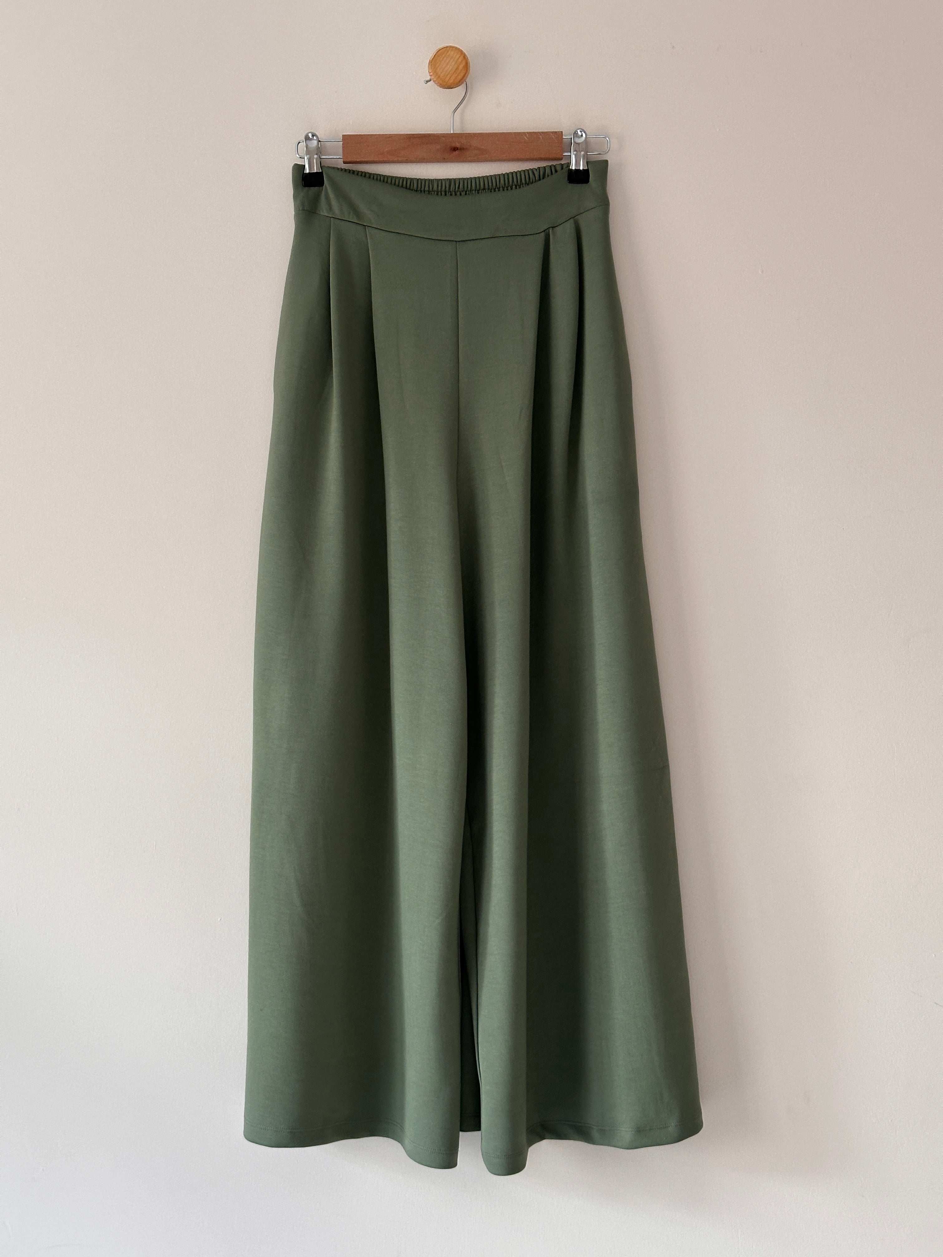Pileli Oysho Pantalon Etek - Haki