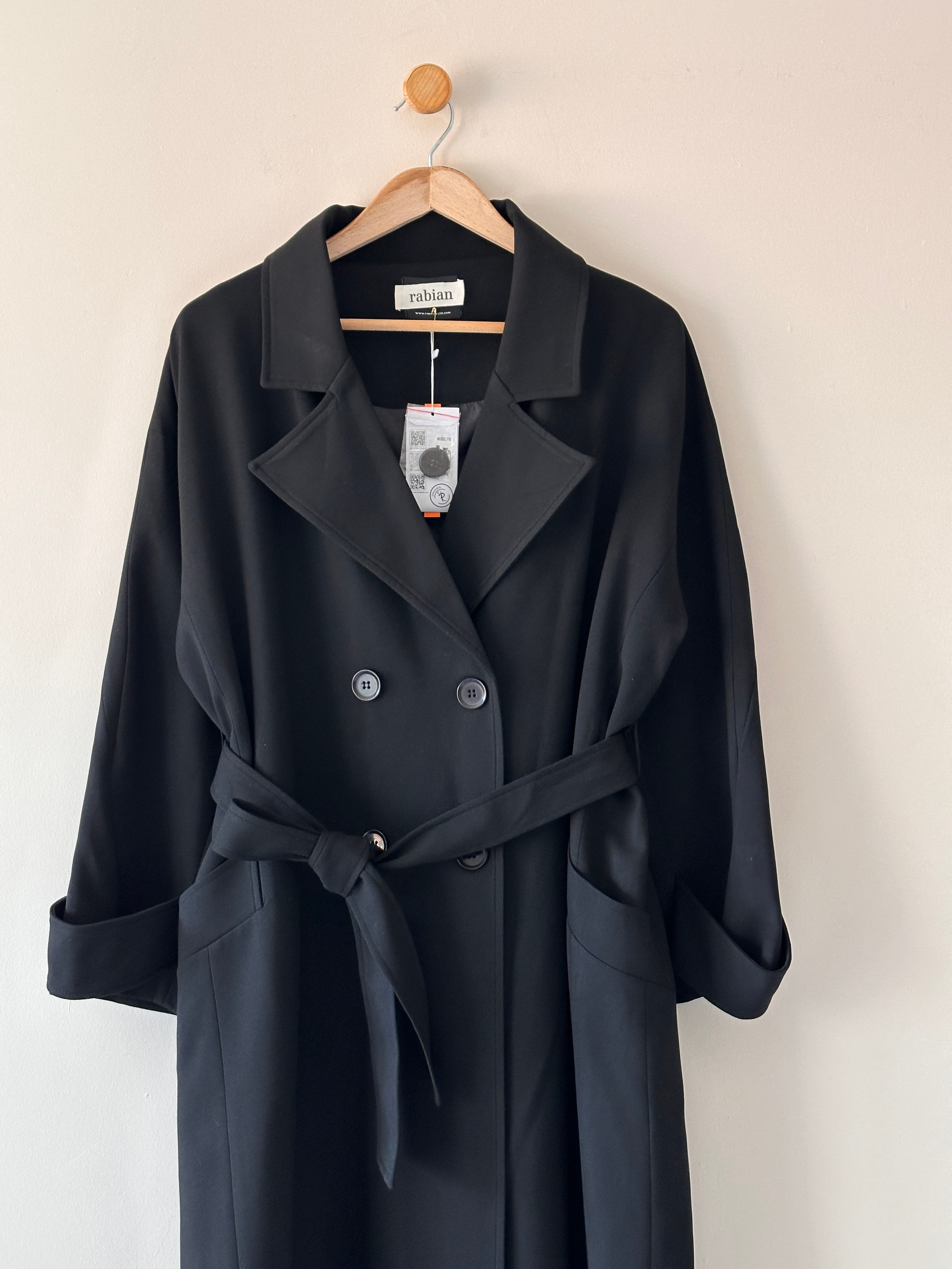 Oversize Klasik Premium Trençkot-Astarlı