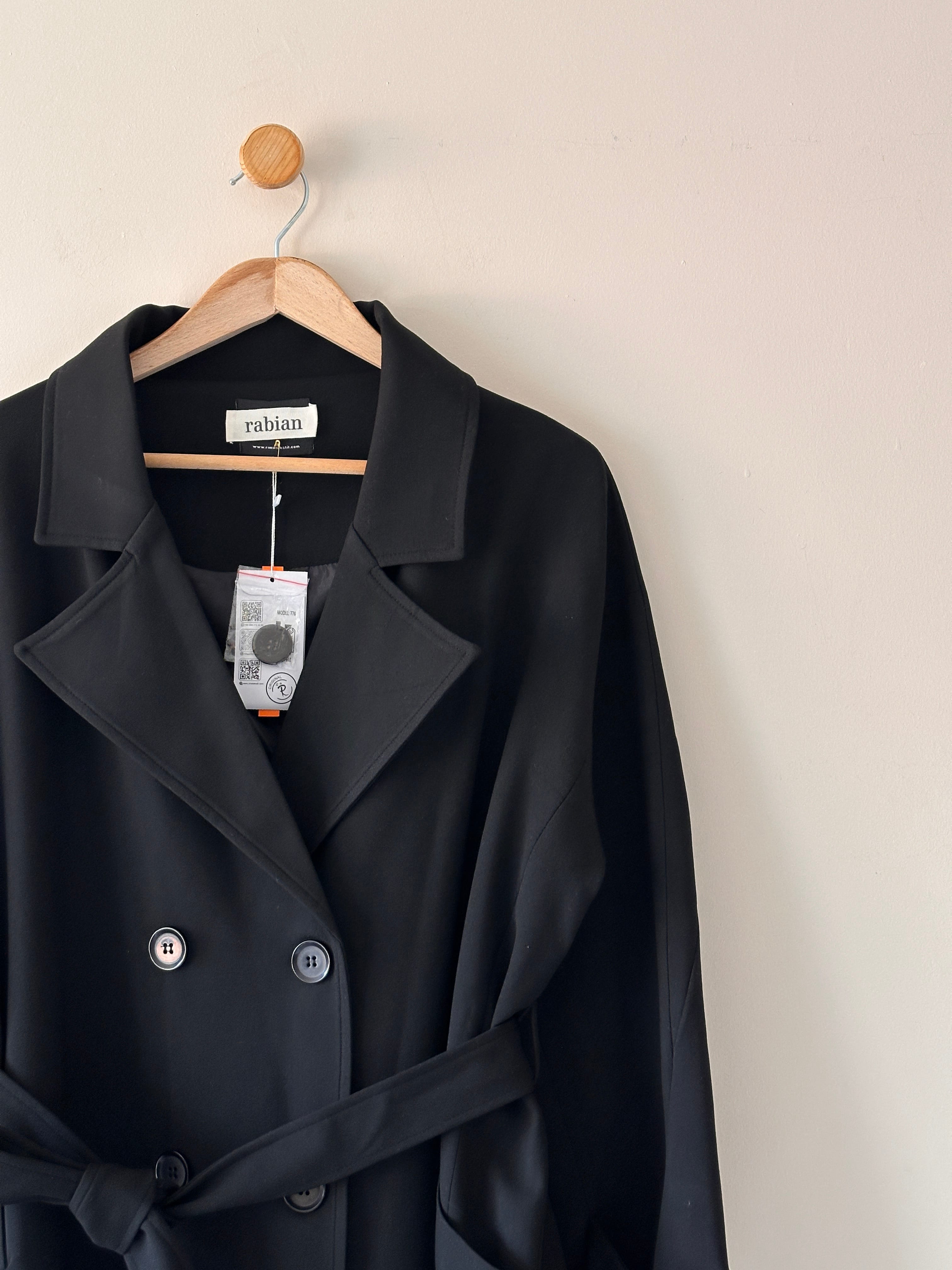 Oversize Klasik Premium Trençkot-Astarlı