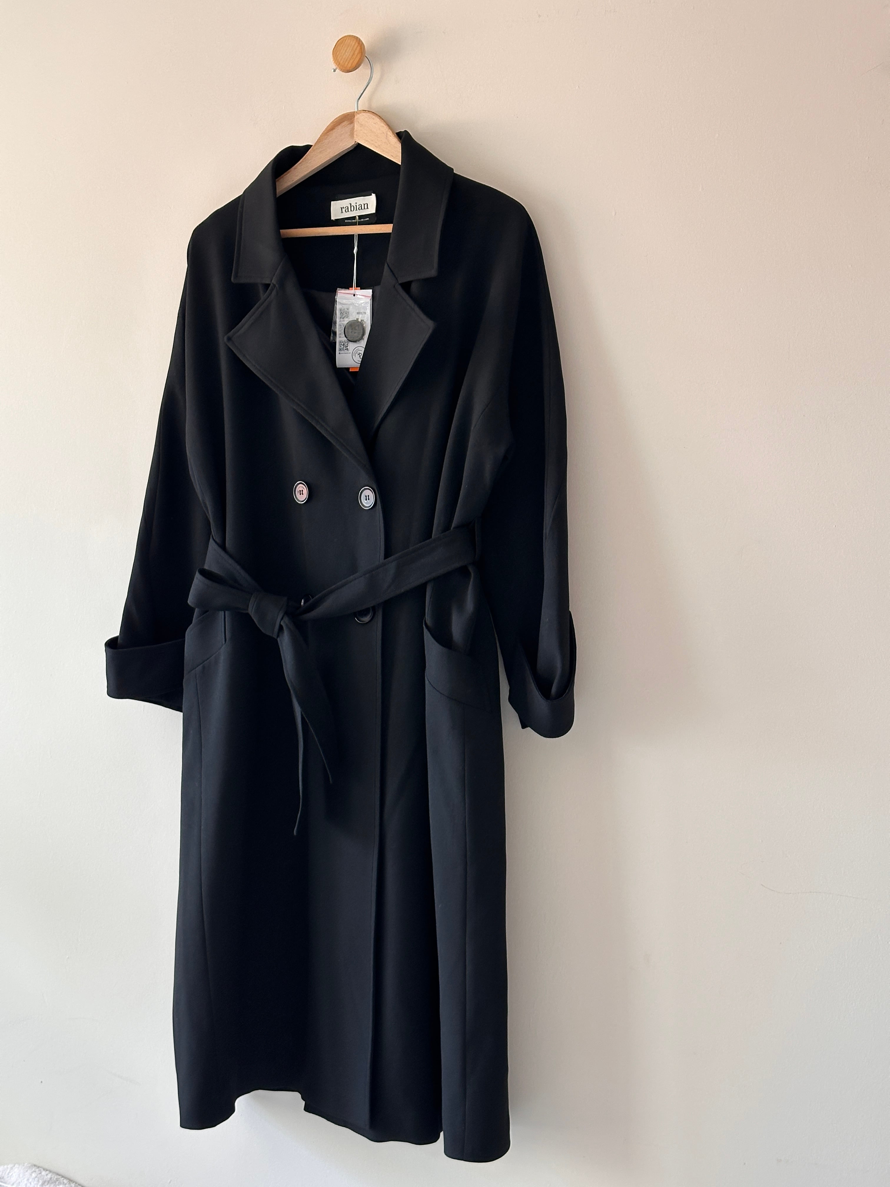 Oversize Klasik Premium Trençkot-Astarlı