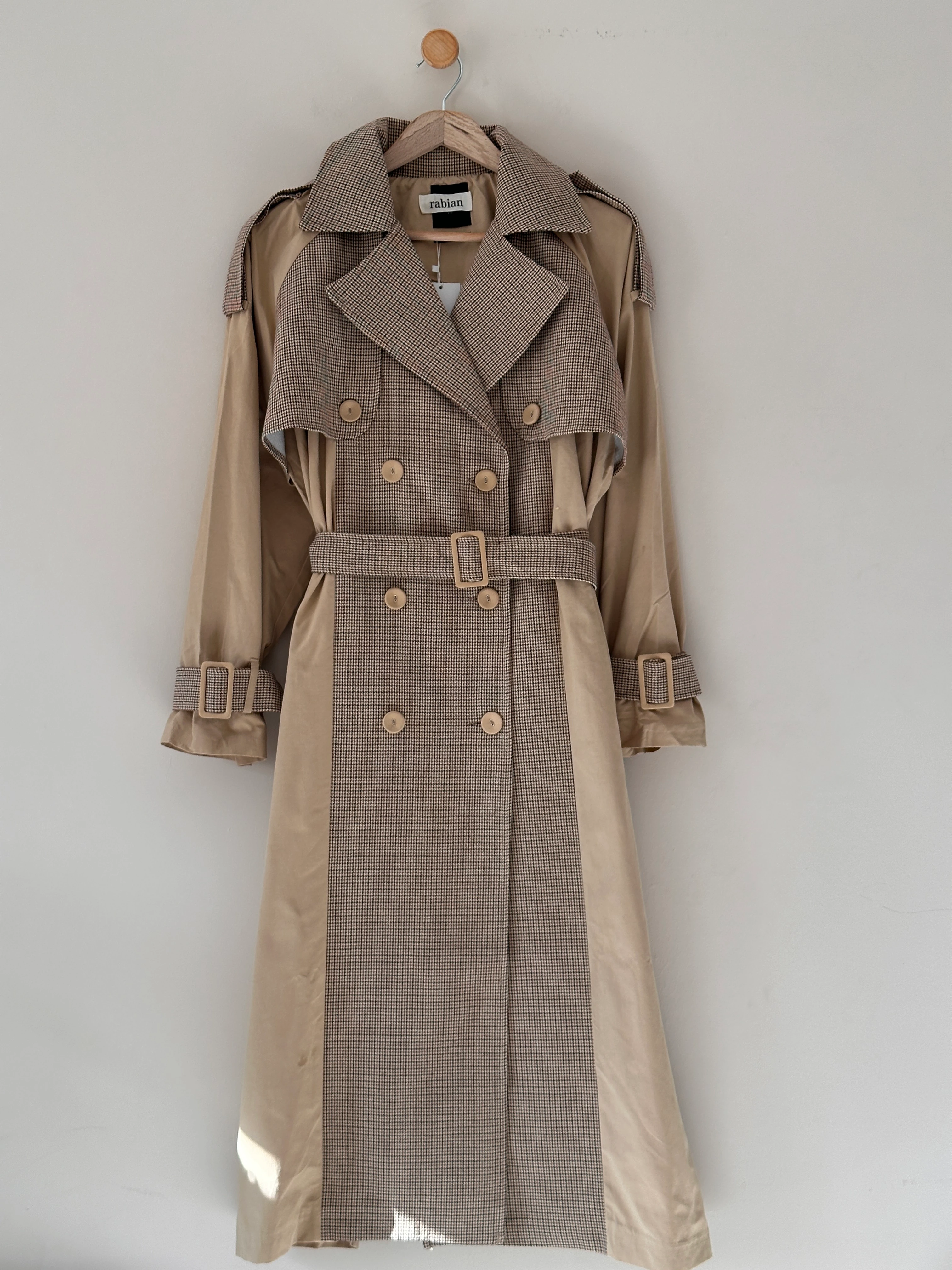 Premium Ekoseli Trençkot