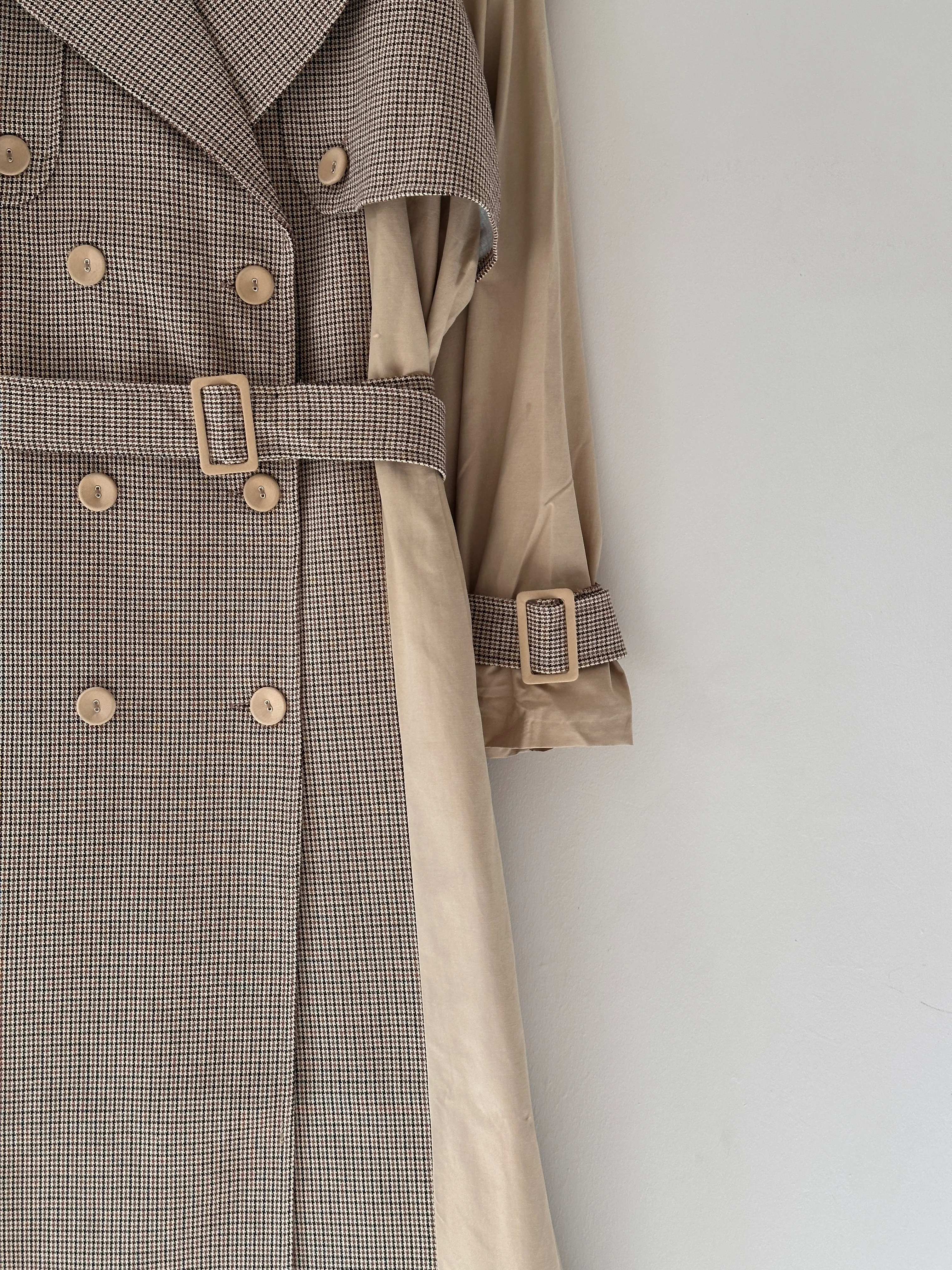 Premium Ekoseli Trençkot