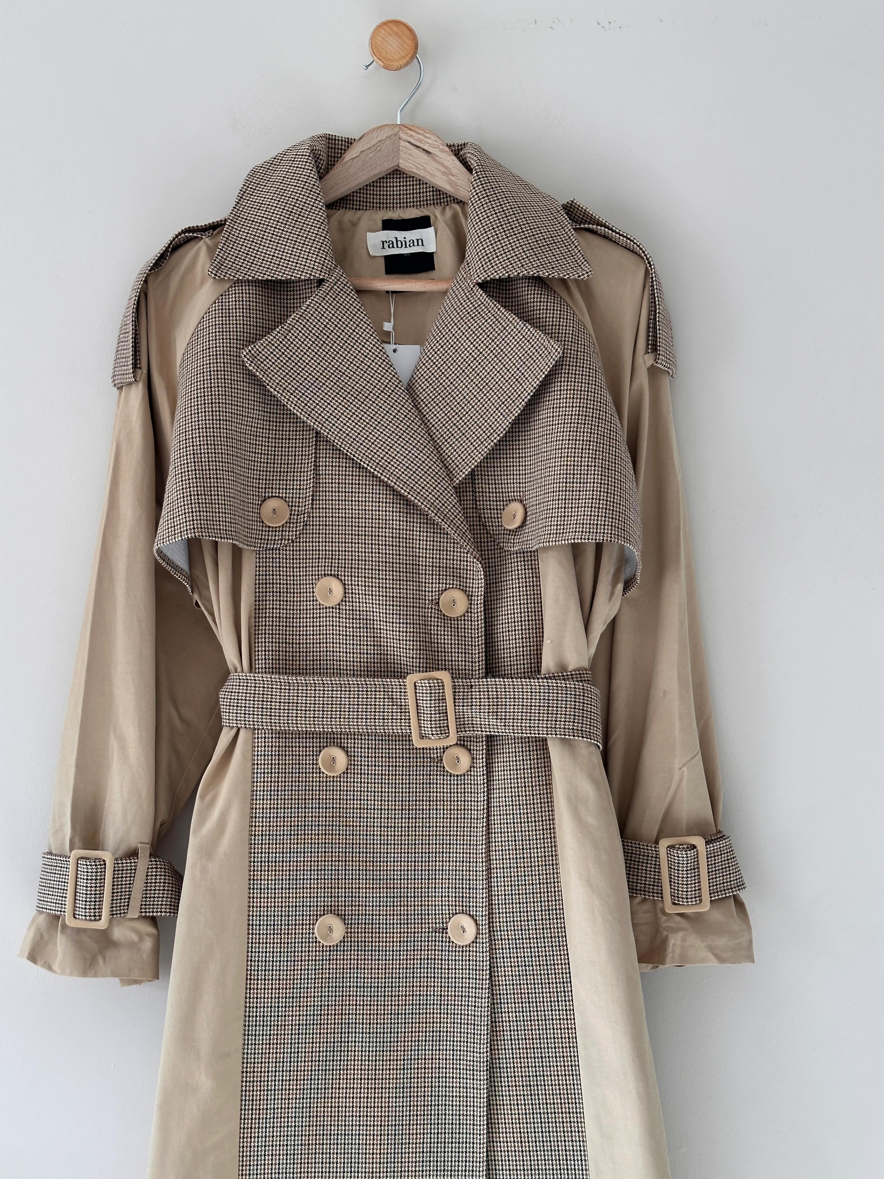 Premium Ekoseli Trençkot