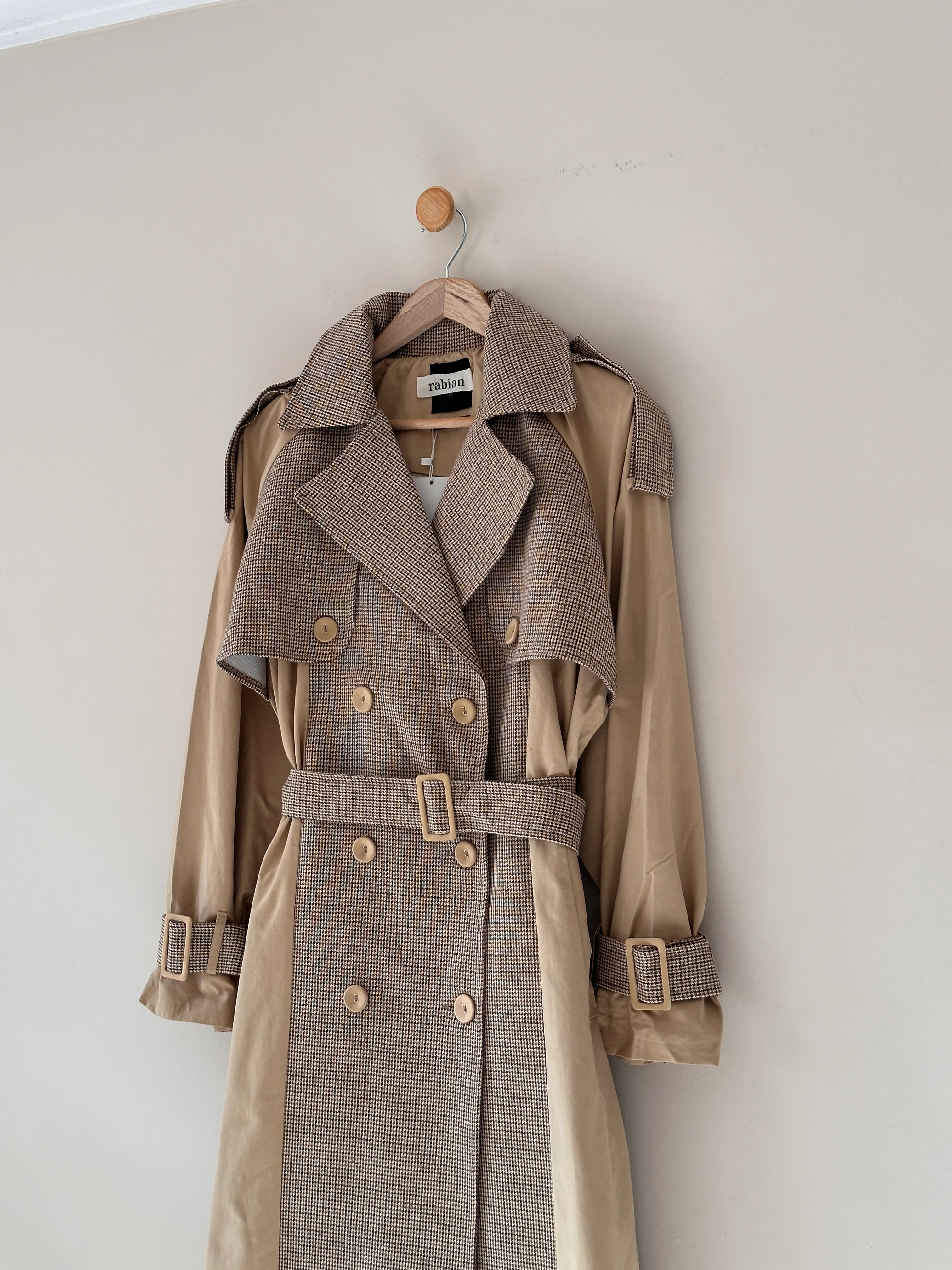 Premium Ekoseli Trençkot