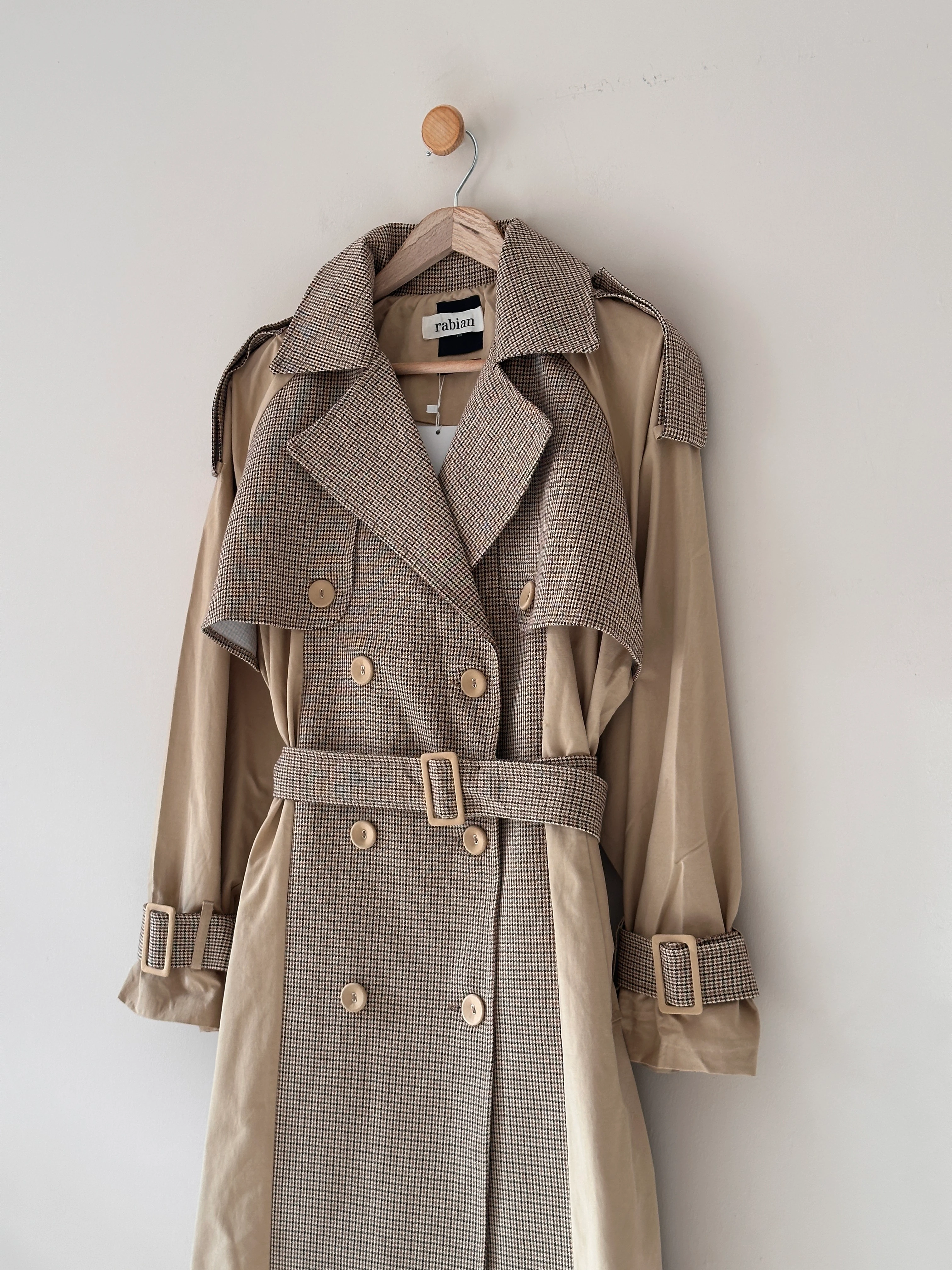 Premium Ekoseli Trençkot