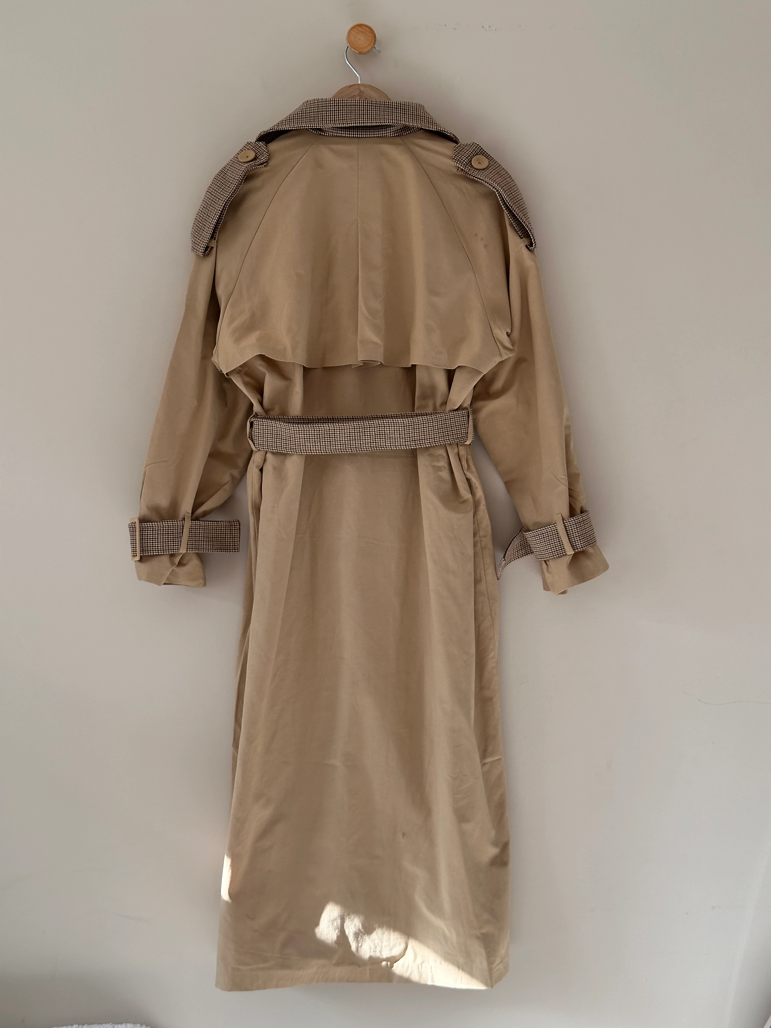 Premium Ekoseli Trençkot