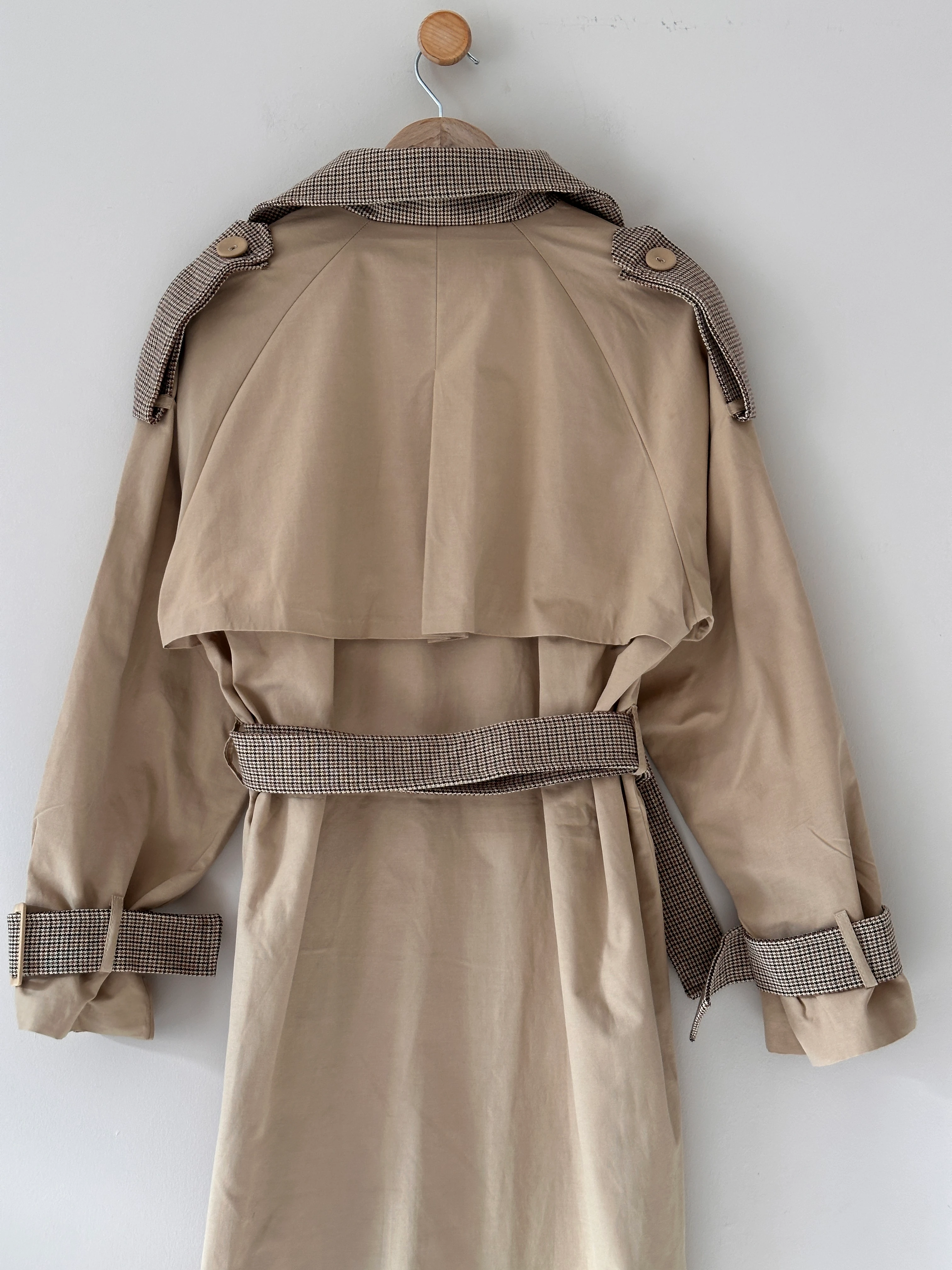 Premium Ekoseli Trençkot