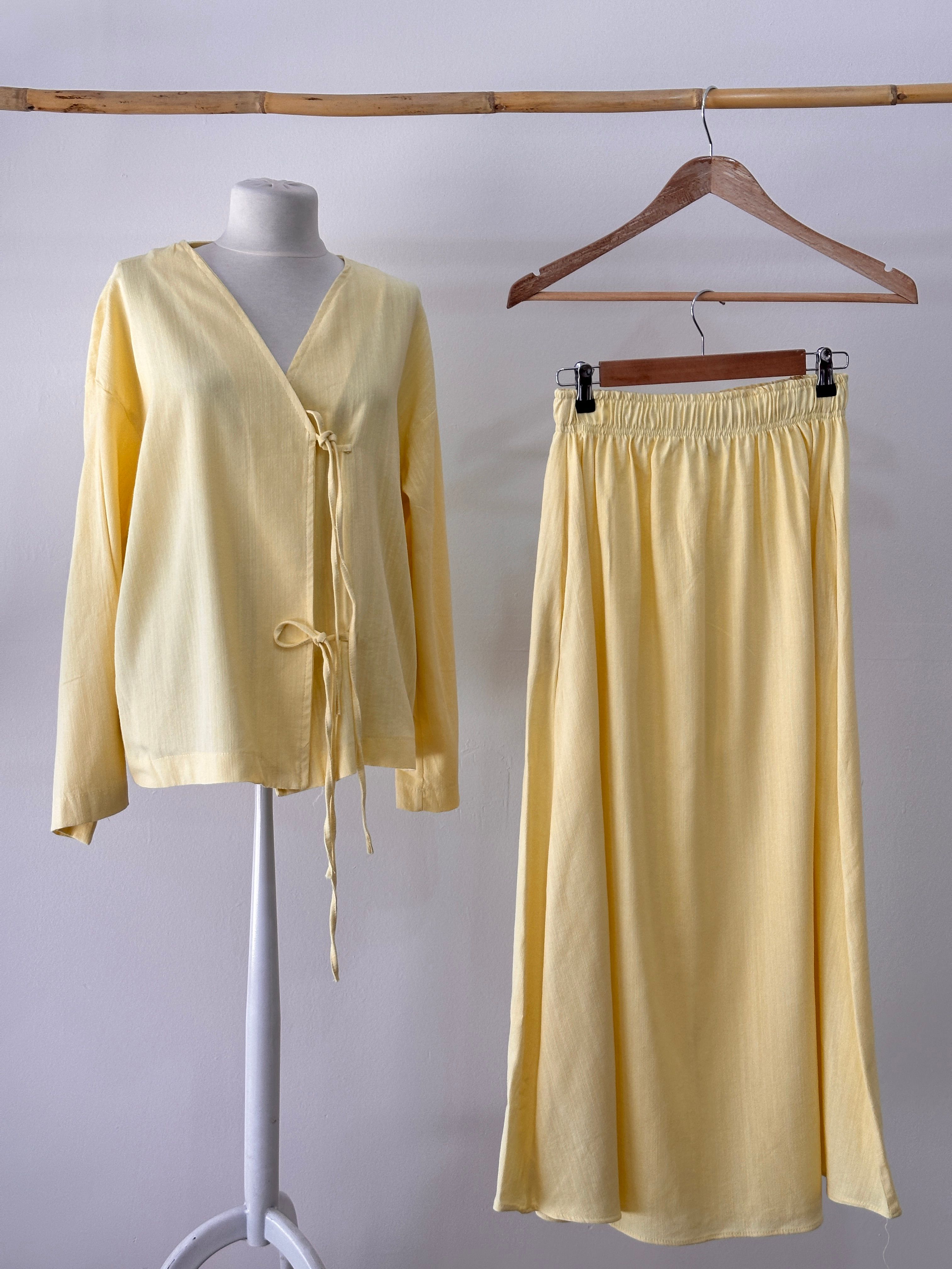 Keten Kimono Takım