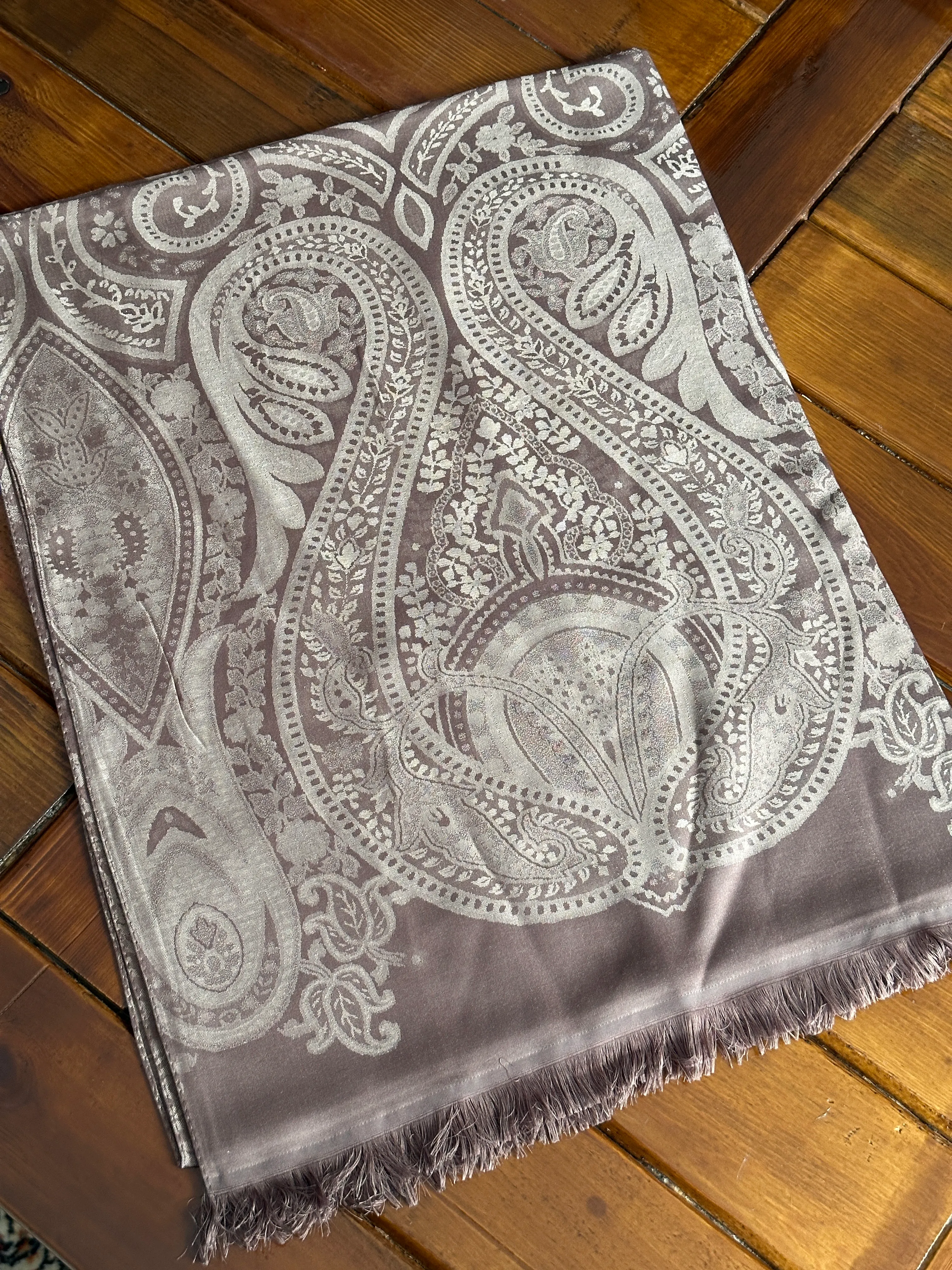 Etnik Desen Yumuşak Jakarlı Şal