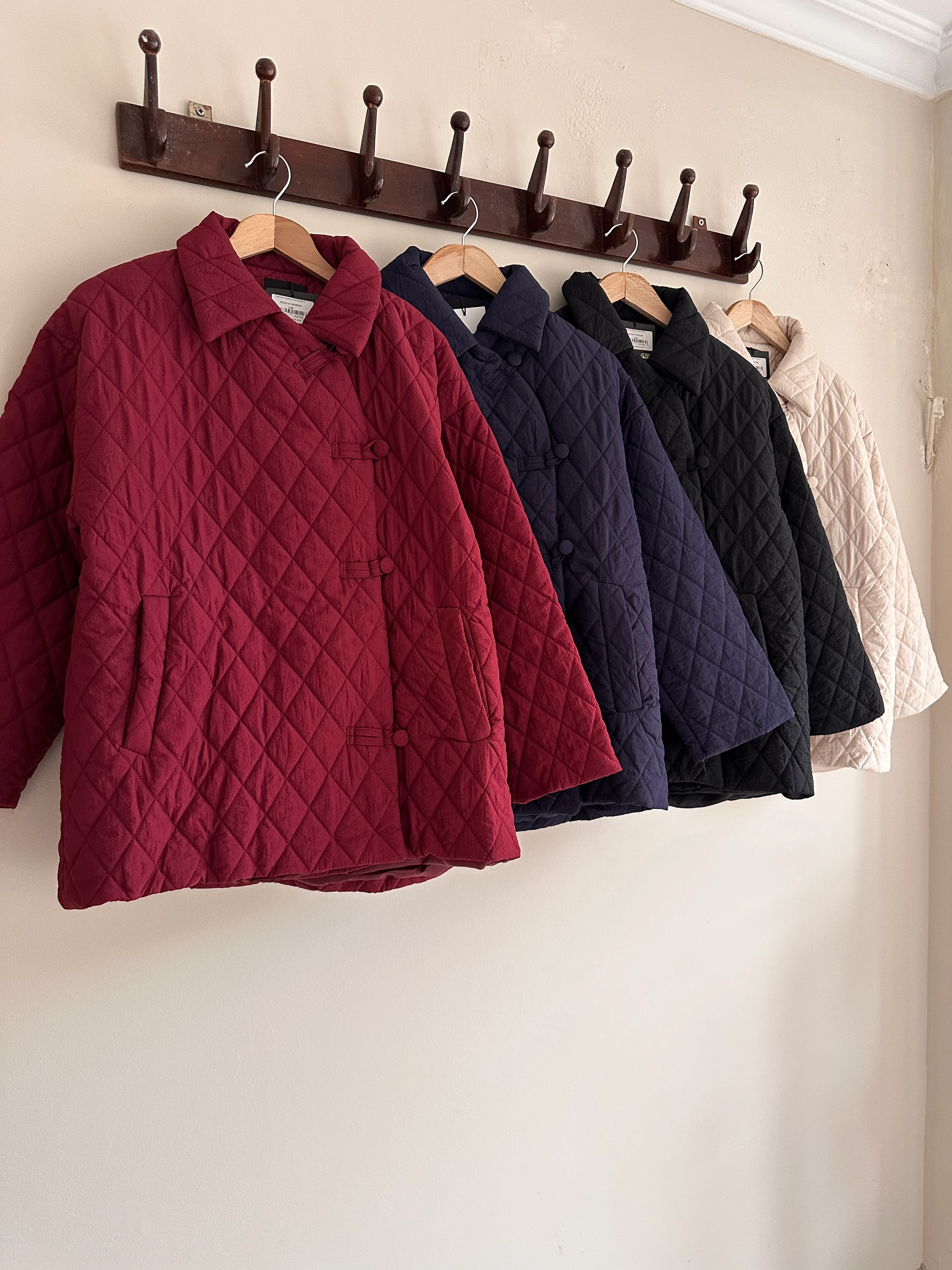 Kimono Model Kalın Kapitone Mont