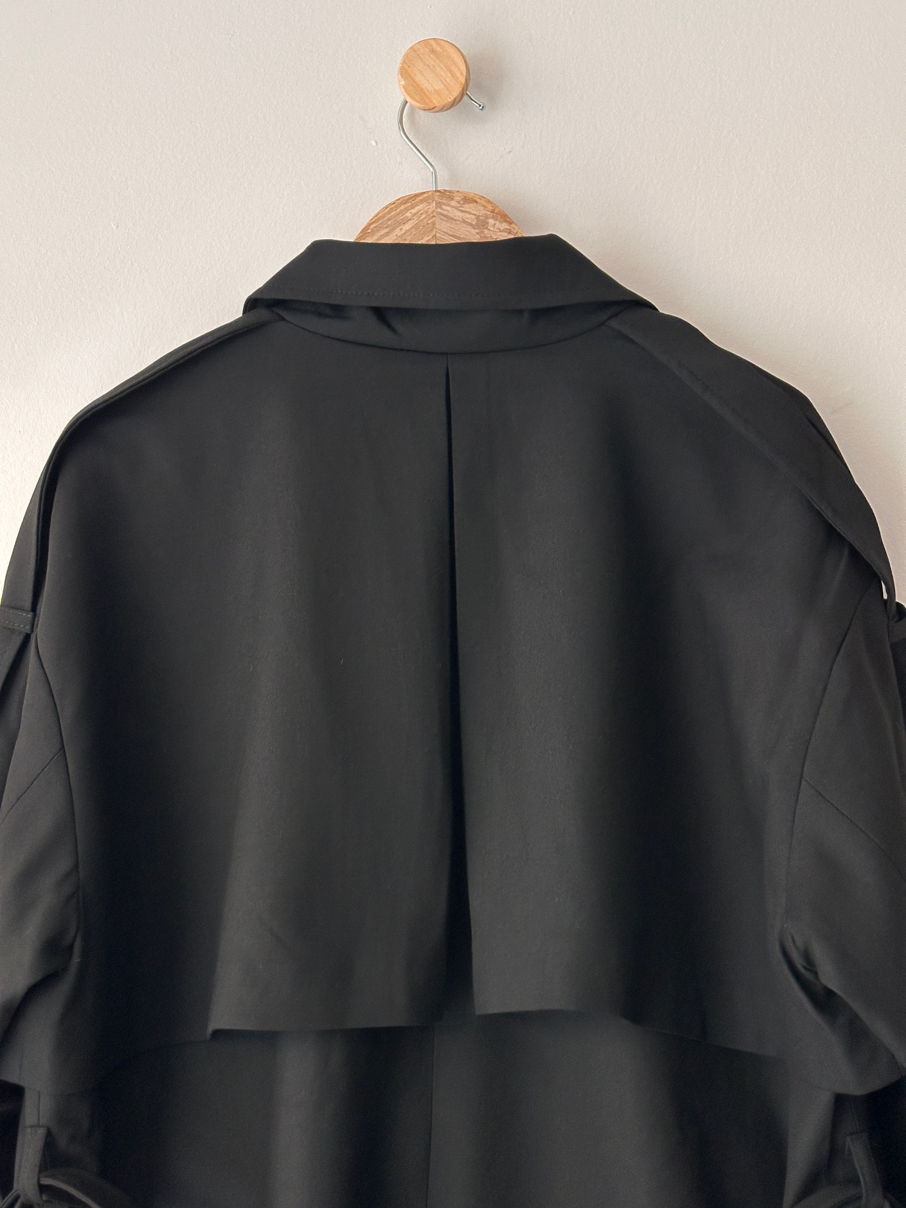 Yüksek Kaliteli Astarlı Oversize Trençkot