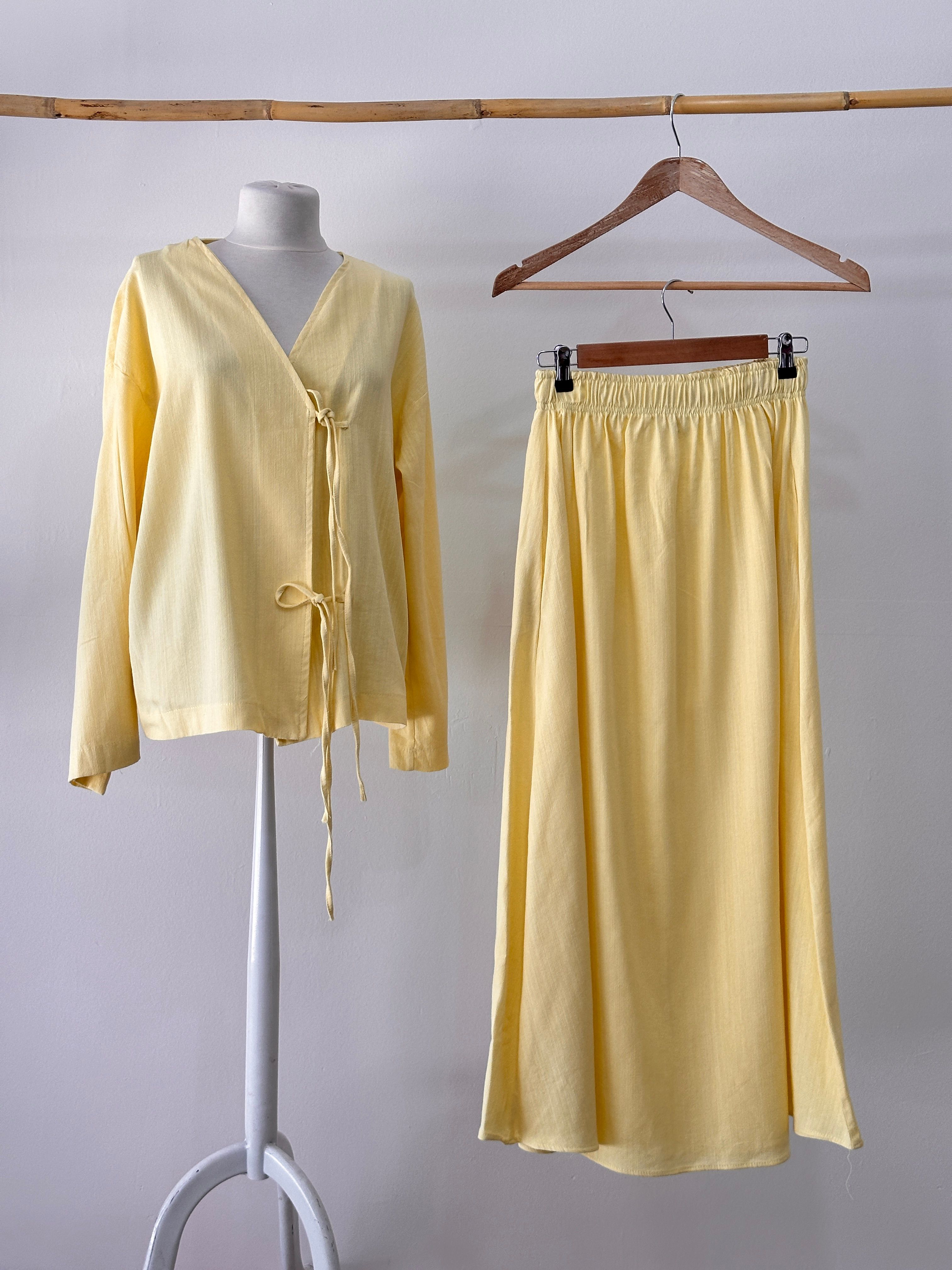 Keten Kimono Takım