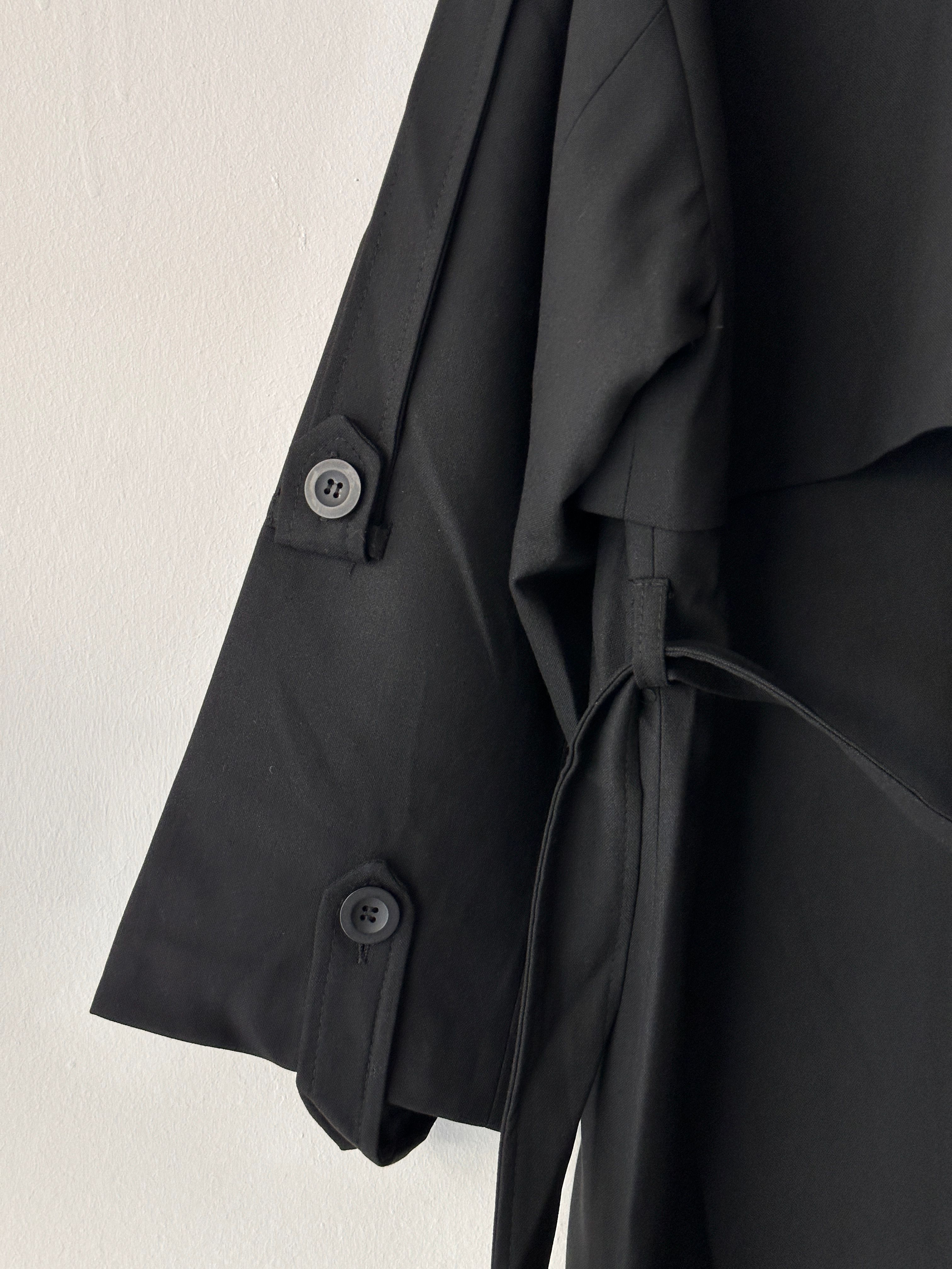 Yüksek Kaliteli Astarlı Oversize Trençkot