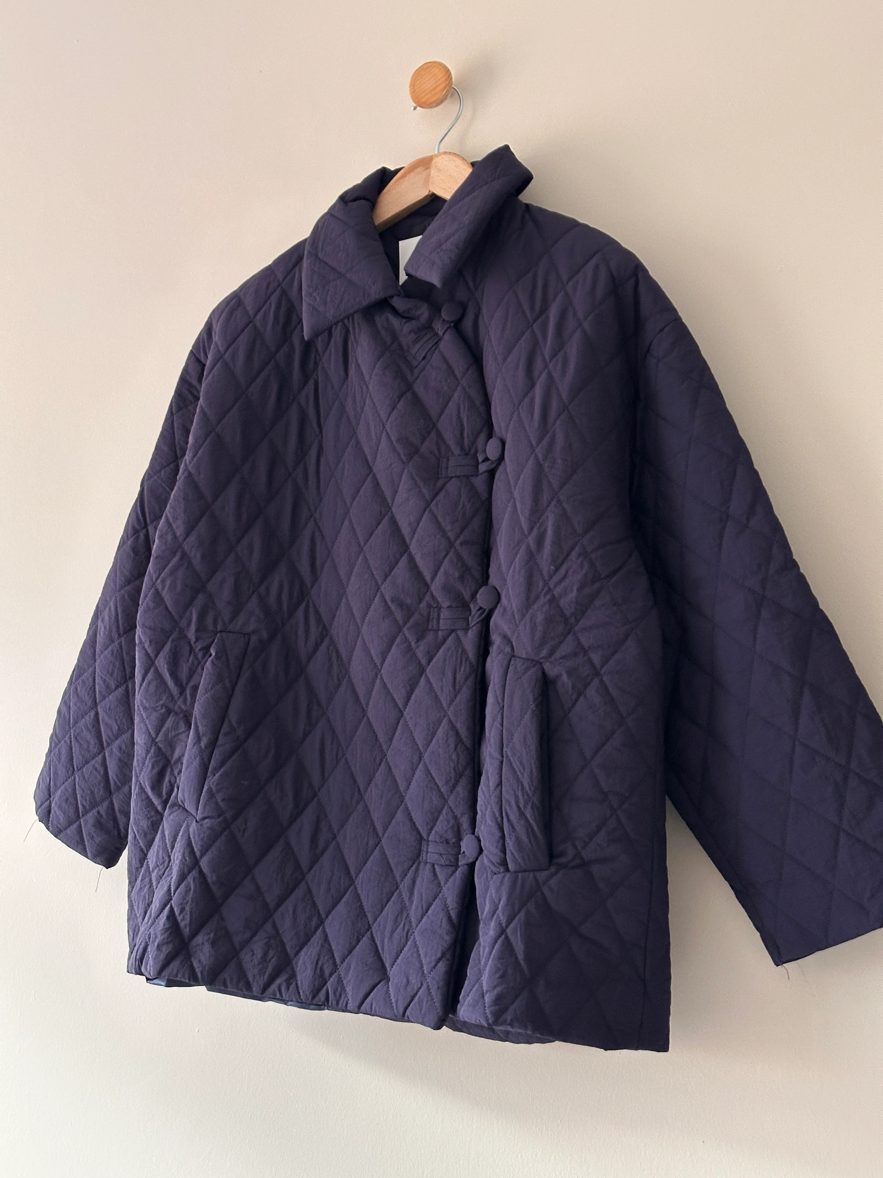 Kimono Model Kalın Kapitone Mont