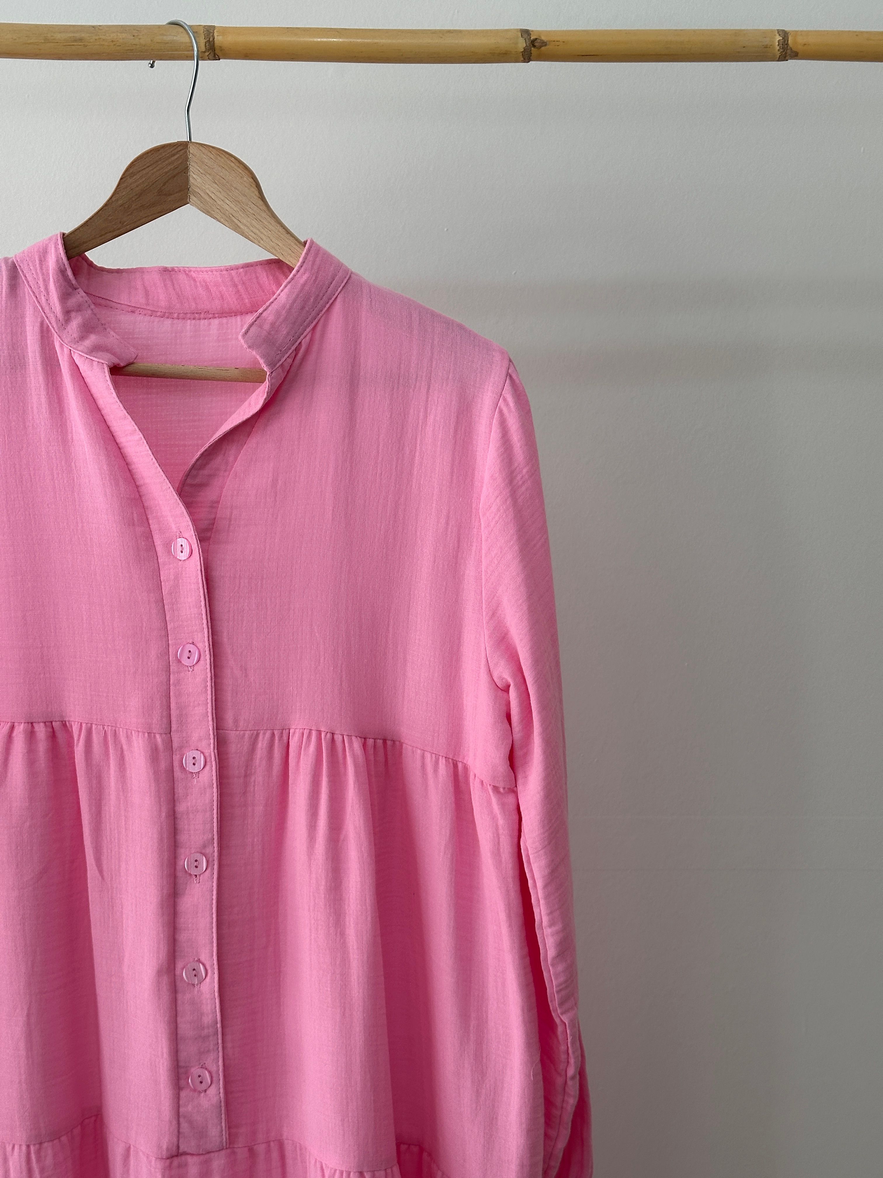 Kat Kat Müslin Elbise - Pembe