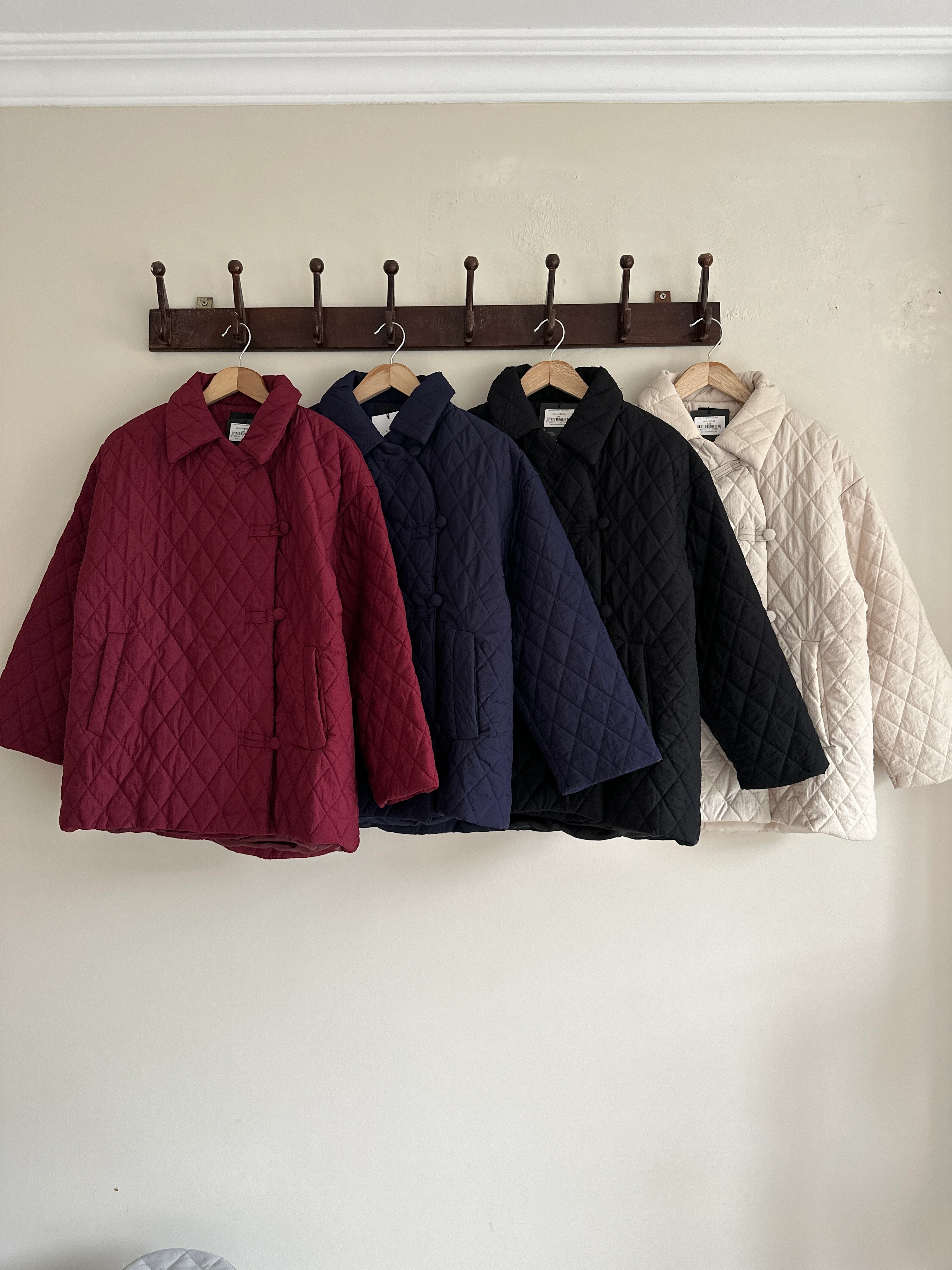 Kimono Model Kalın Kapitone Mont