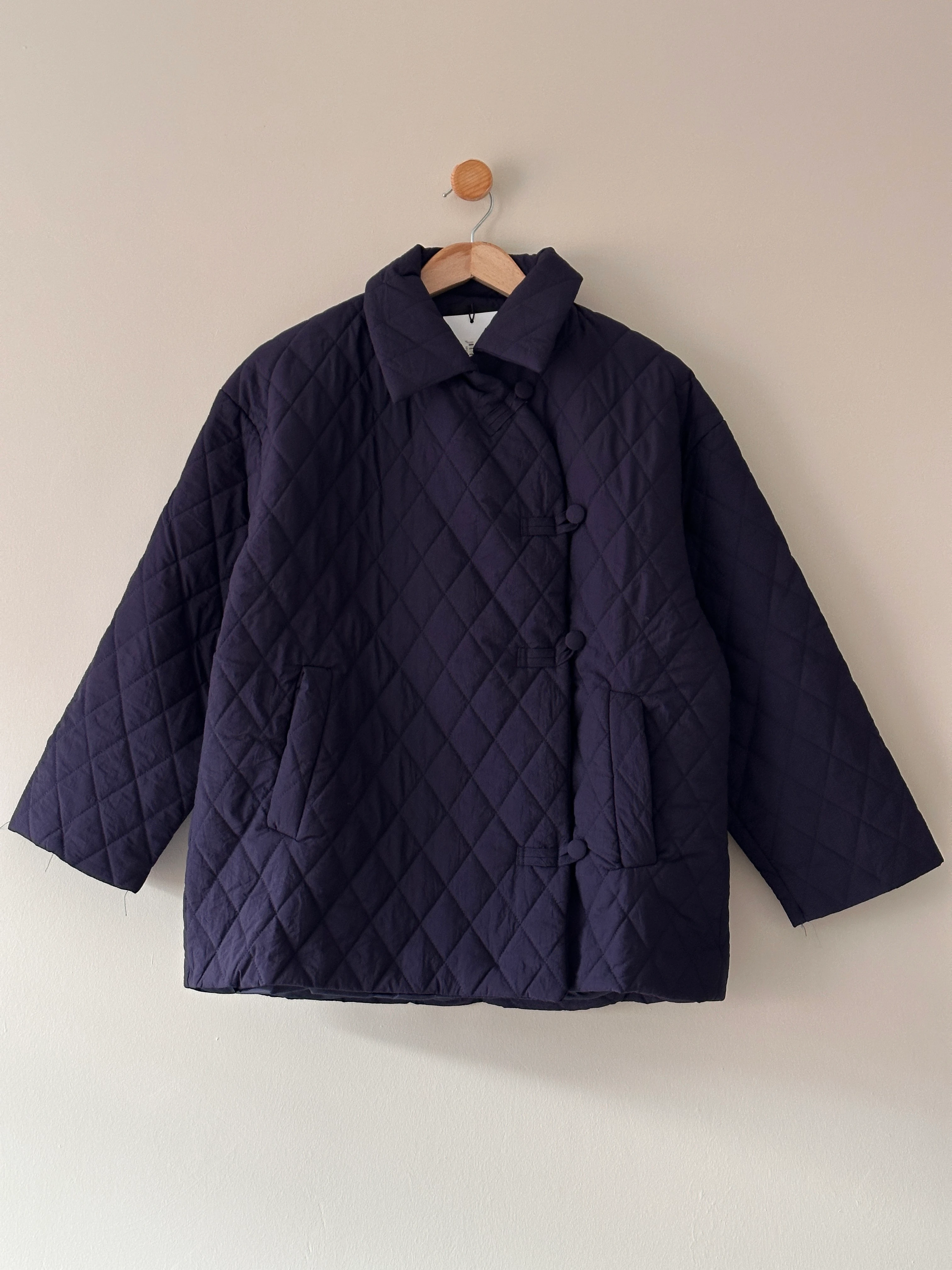 Kimono Model Kalın Kapitone Mont