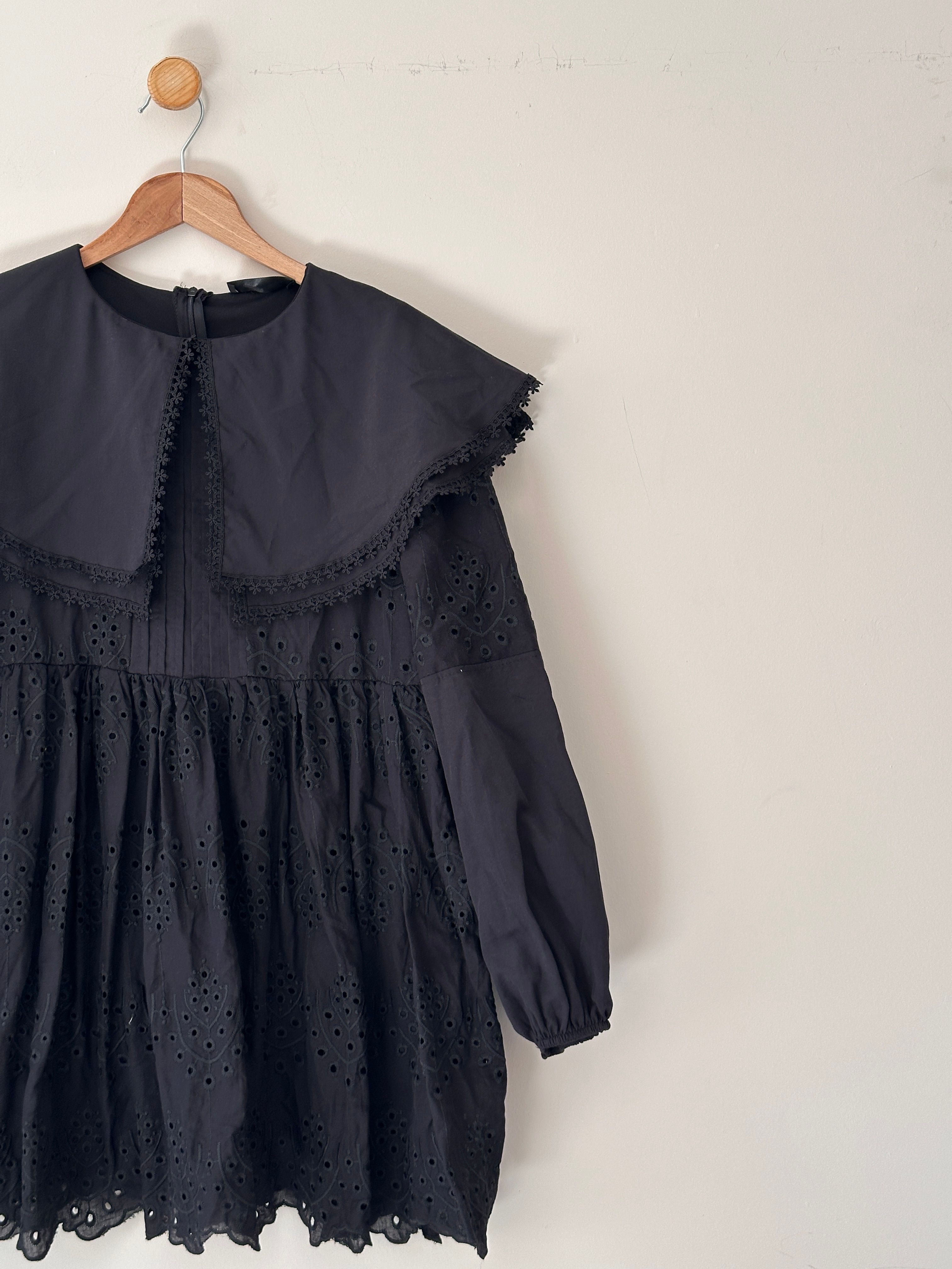 Bebe Yaka Tunik - Siyah