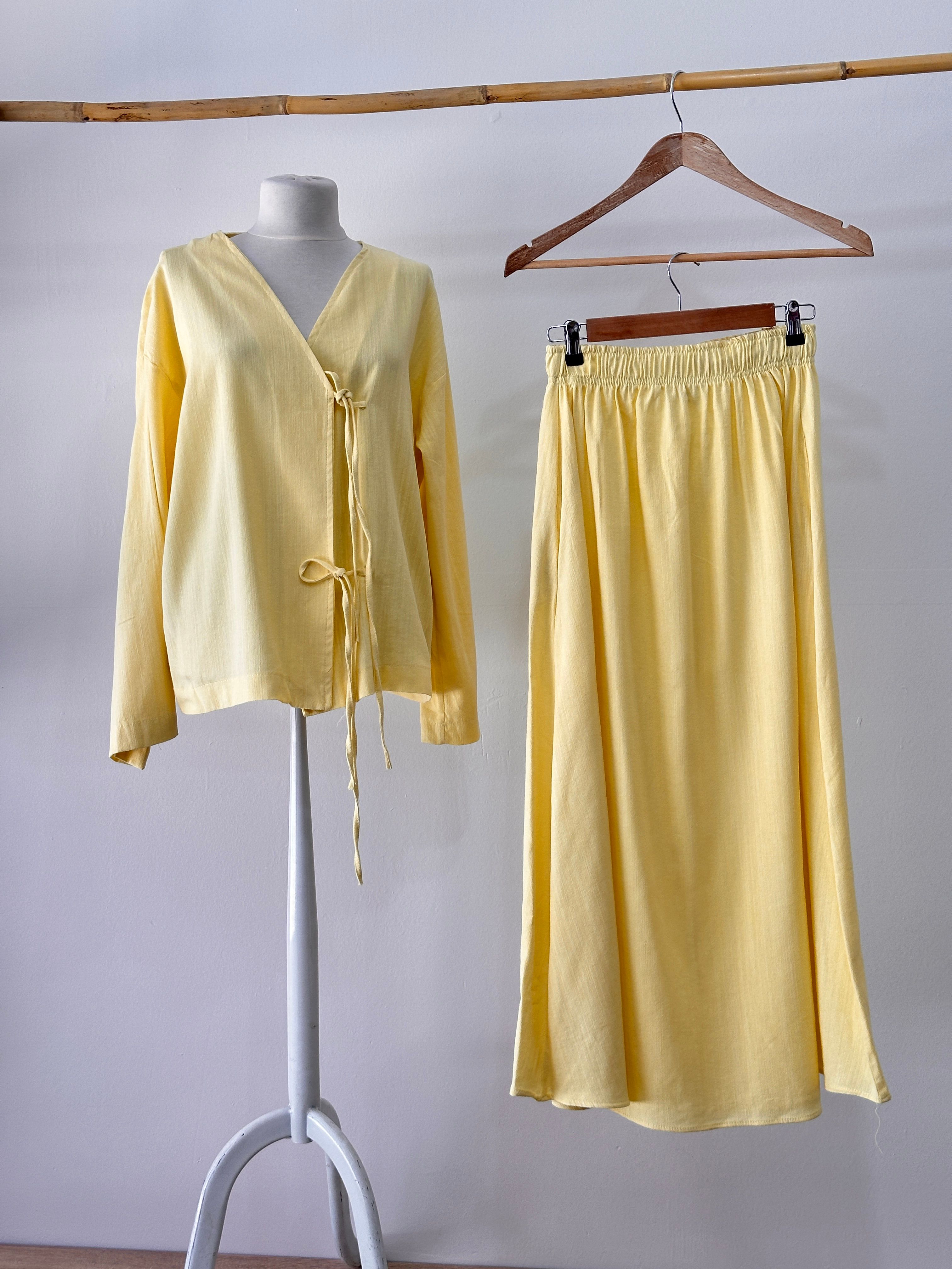 Keten Kimono Takım