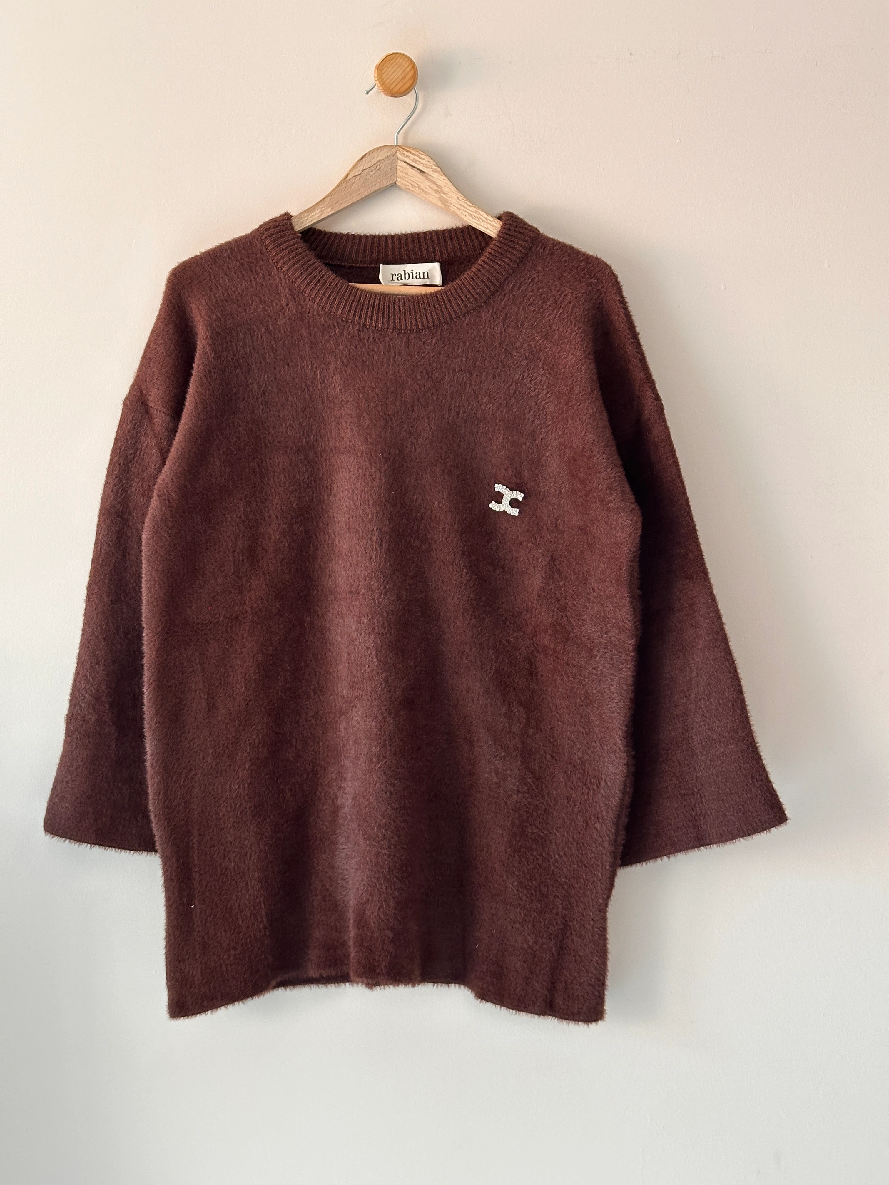 Angora Sweatshirt - Kahve