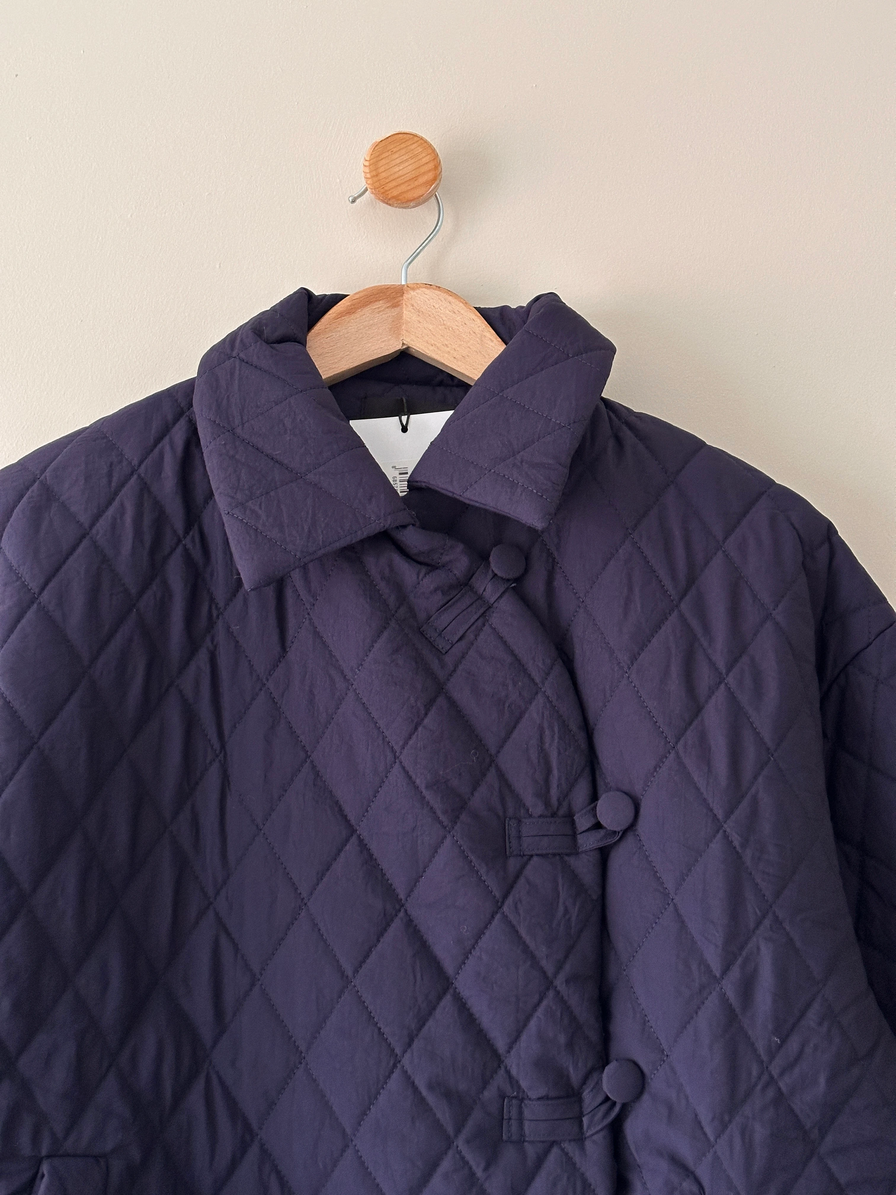 Kimono Model Kalın Kapitone Mont