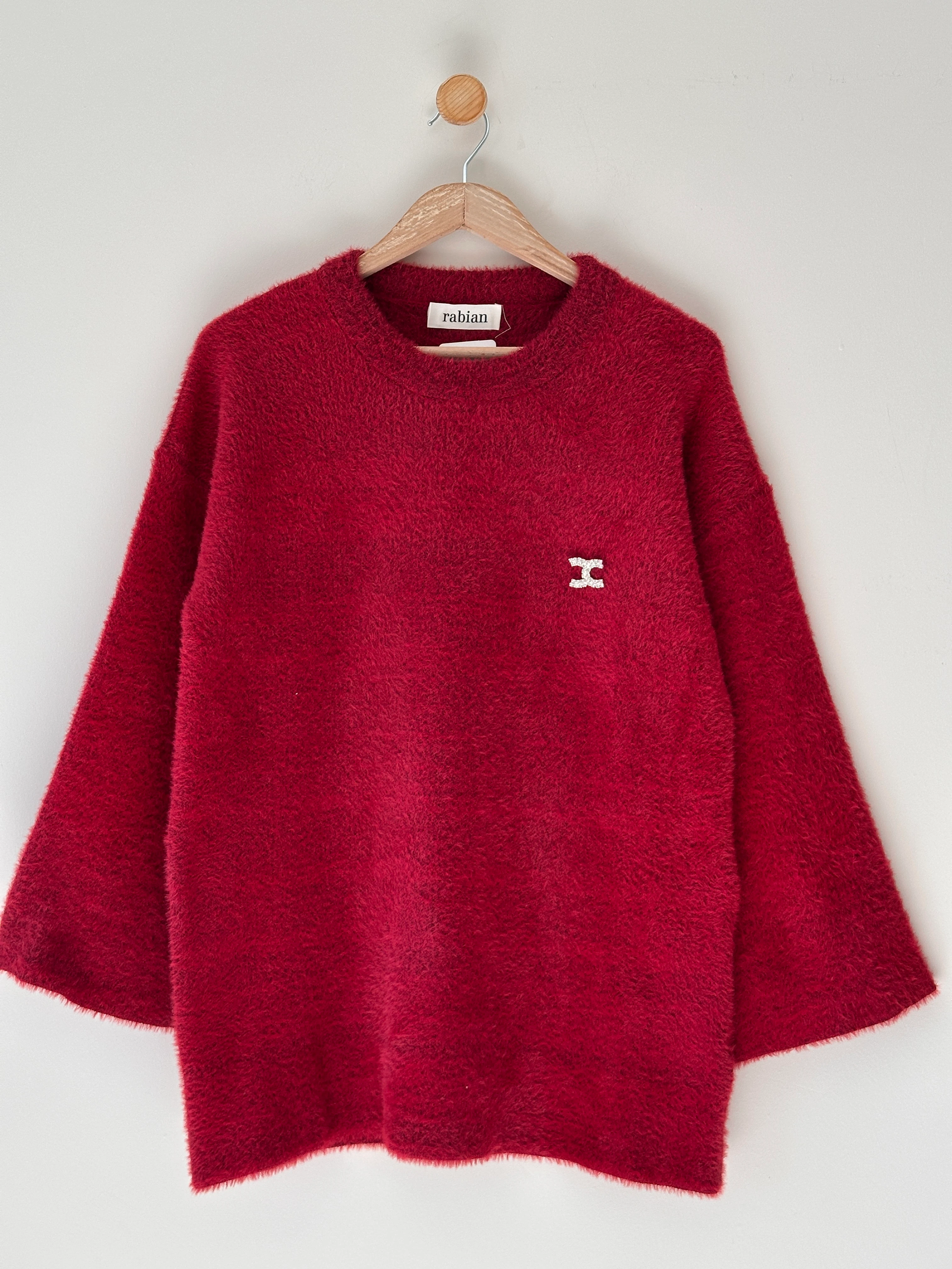 Angora Sweatshirt - Bordo
