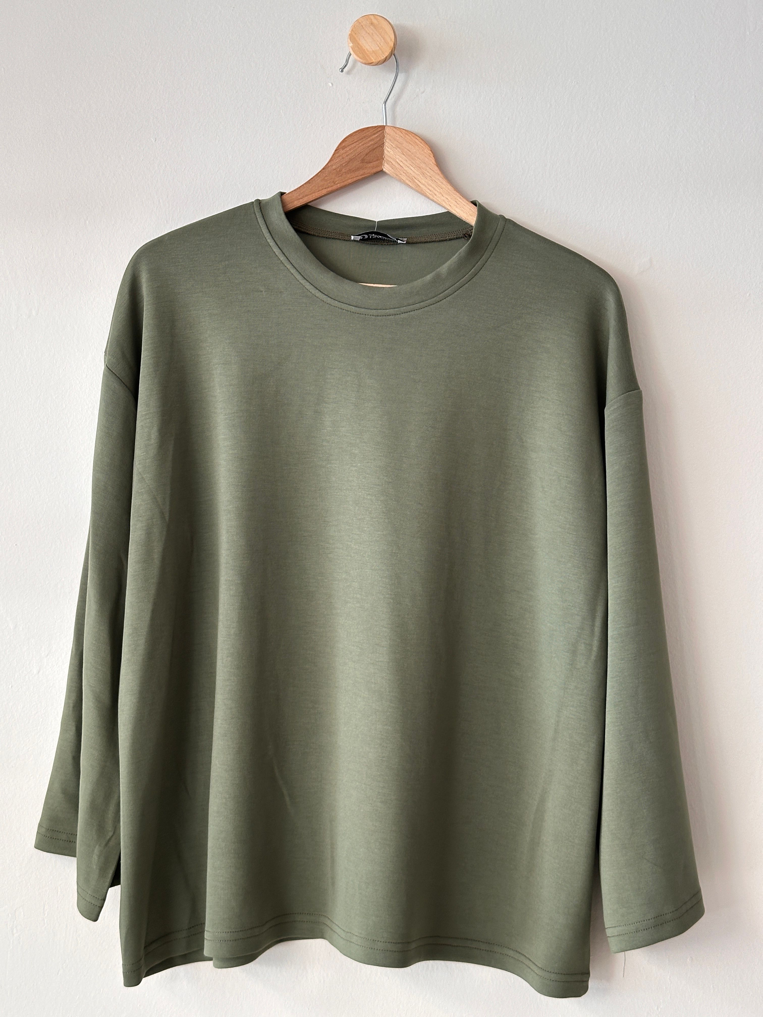 Oversize Penye Body - Haki
